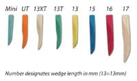 Premier Dental Sycamore Wood Wedges, Ultra-Thin, Orange, 400/Pk, 9061106 thumbnail 3
