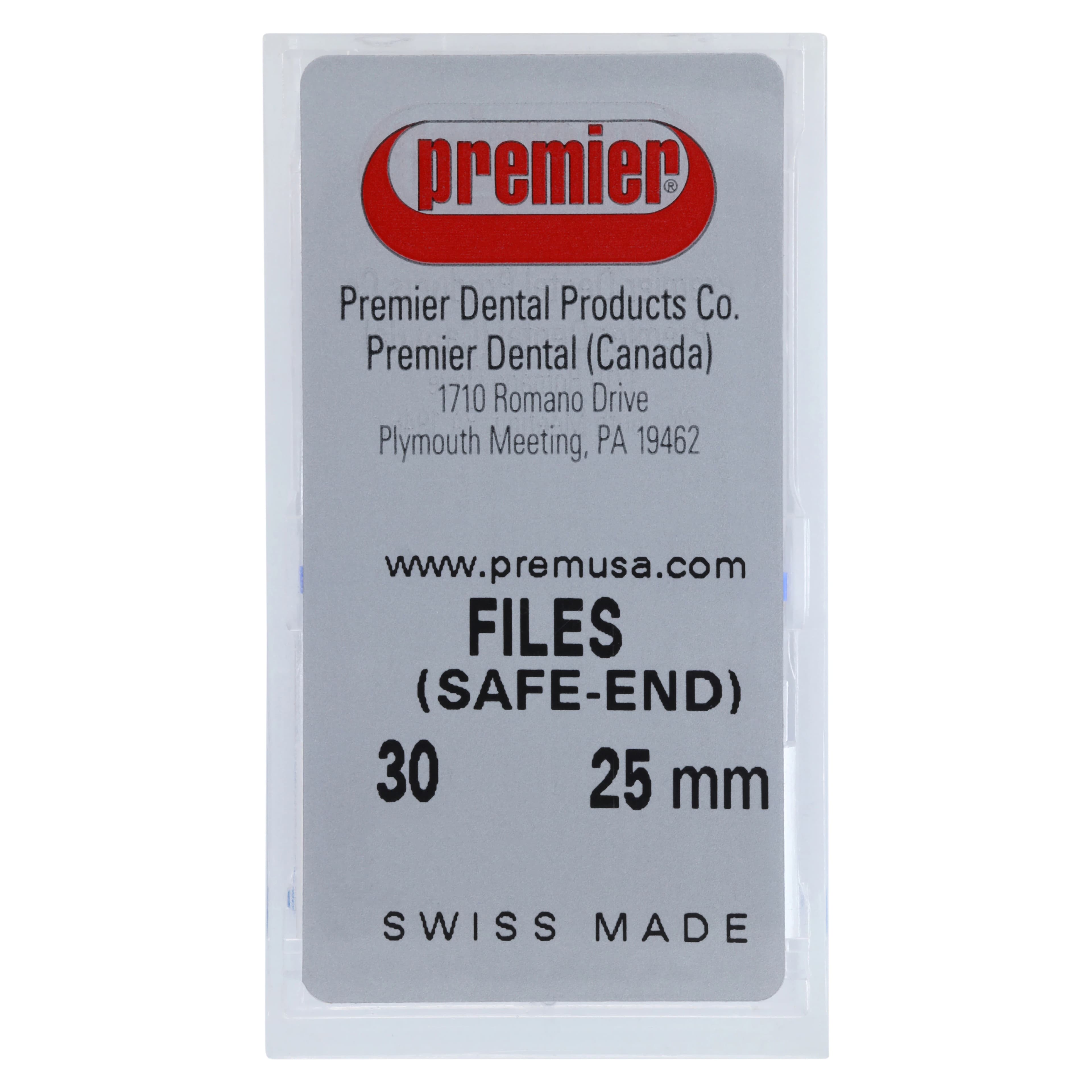Premier K-Files, Stainless Steel, 25 mm, Size #30, Blue, 6/Pk, 9053236 thumbnail 5