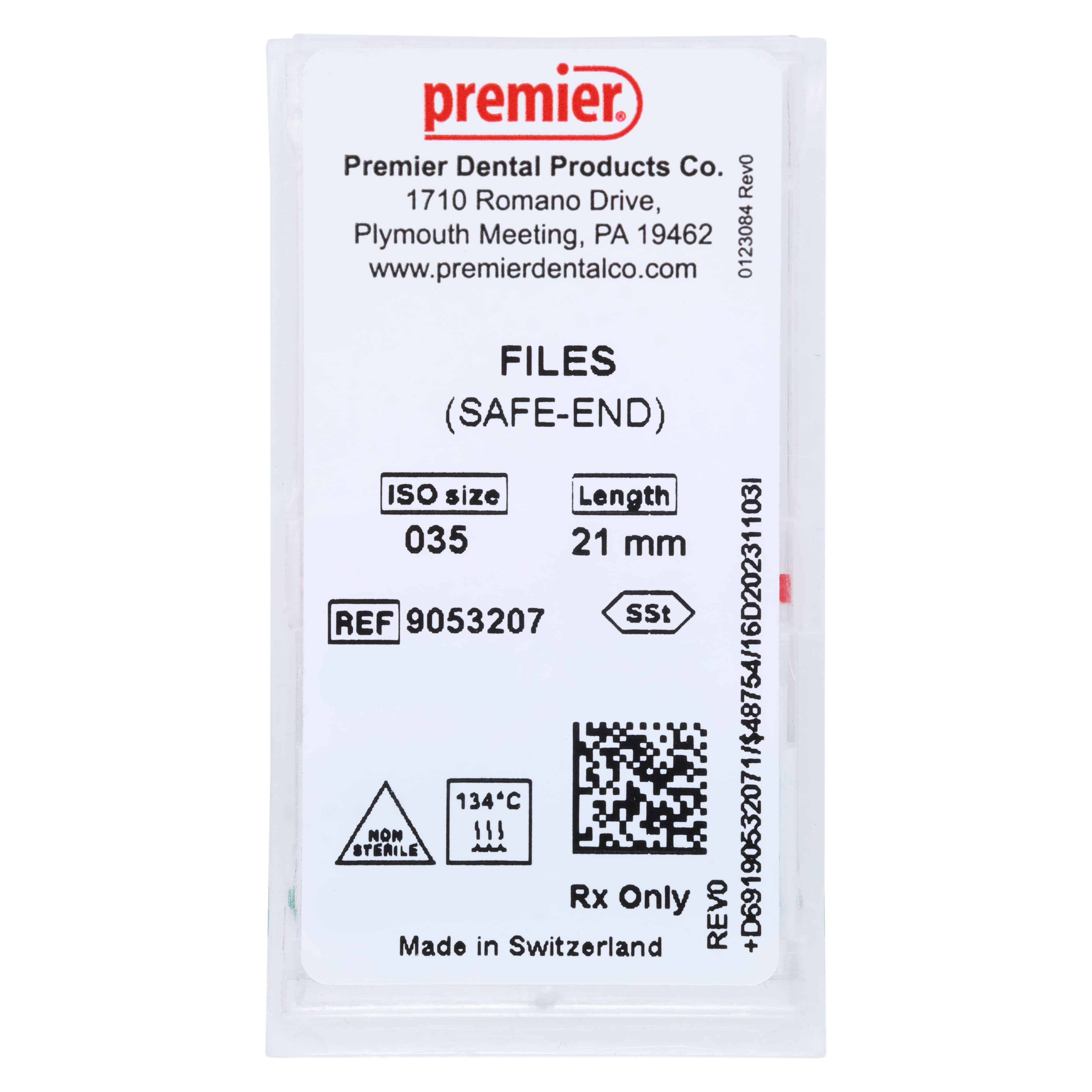 Premier K-Files, Size #35 (Green), 21mm, Stainless Steel, 6/Pkg, #9053207 thumbnail 5