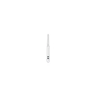 Premier Two Striper Diamond Bur, Friction Grip, Round-End Taper, Medium, #777.8M, 5/Pack - Premier - Two Striper Round-End Taper Diamond Friction Grip Burs - 777.8M - Image 1
