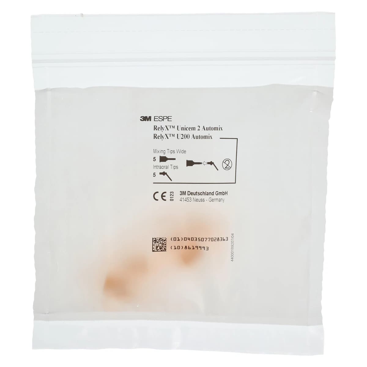 3M RelyX Unicem 2 Self-Adhesive Resin Cement, Automix Syringe Value Pack, A3 Opaque, 3 x 8.5 g Syringes, 56857 thumbnail 6