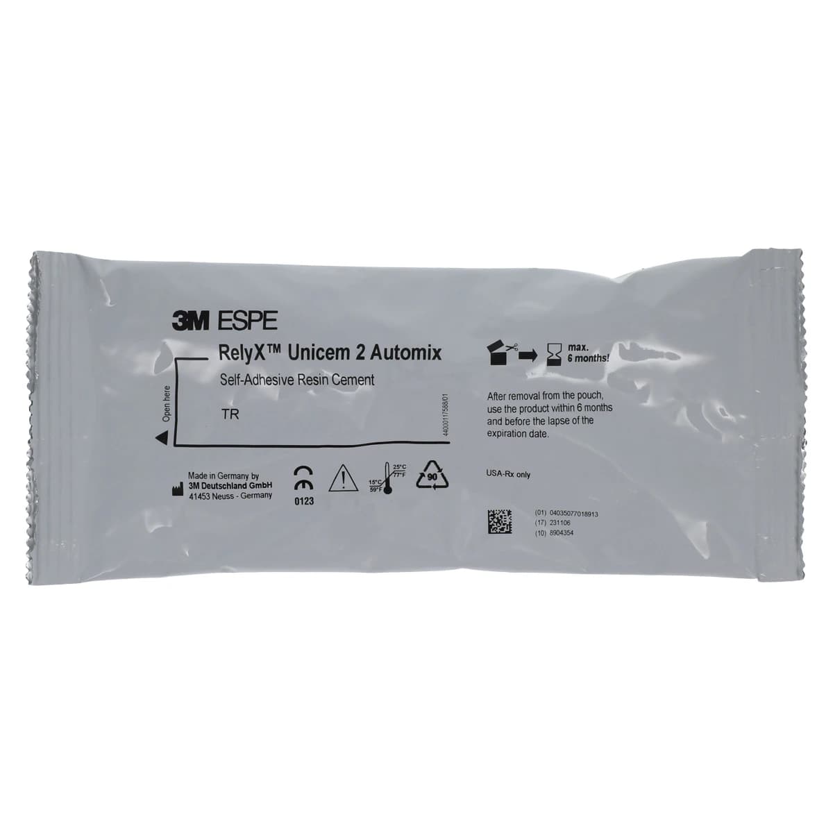 3M™ RelyX™ Unicem 2 Automix Self-Adhesive Resin Cement, Translucent Shade, 8.5g Syringe Refill, 56848 thumbnail 5