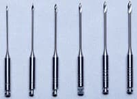 Premier Gates-Glidden Drills, Assorted Sizes #1-6, 32 mm, Right Angle, 6/Pk, 9055009 - Gates Glidden Drills Asst 1-6 (6) - Image 1