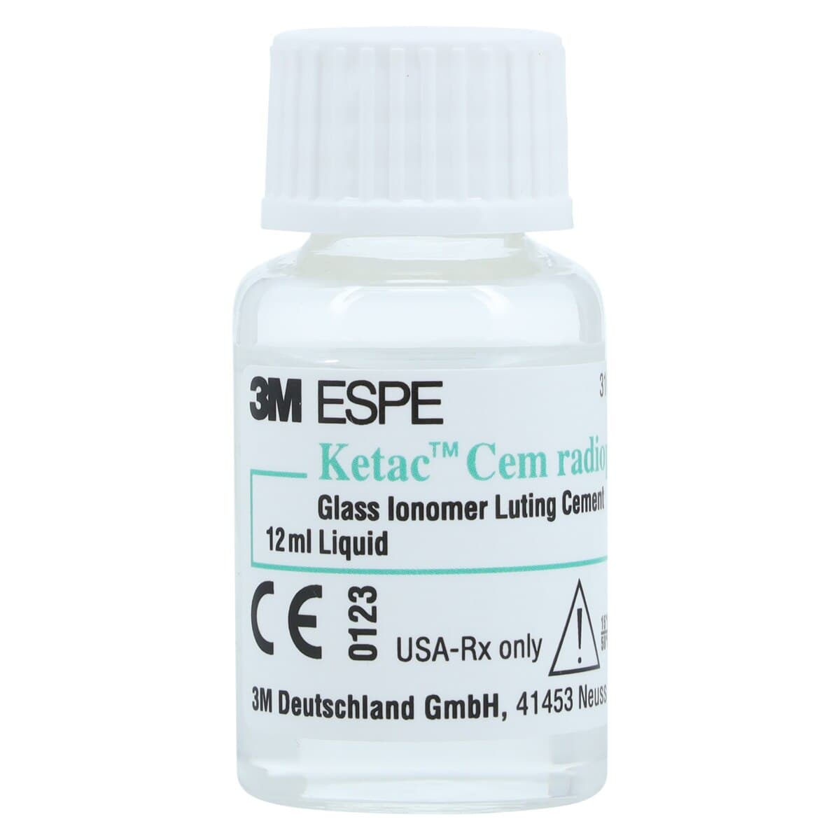 3M (Solventum) Ketac Cem Radiopaque Permanent Glass Ionomer Luting Cement Intro Kit, 33 g Powder/12 ml Liquid, 37201 thumbnail 4