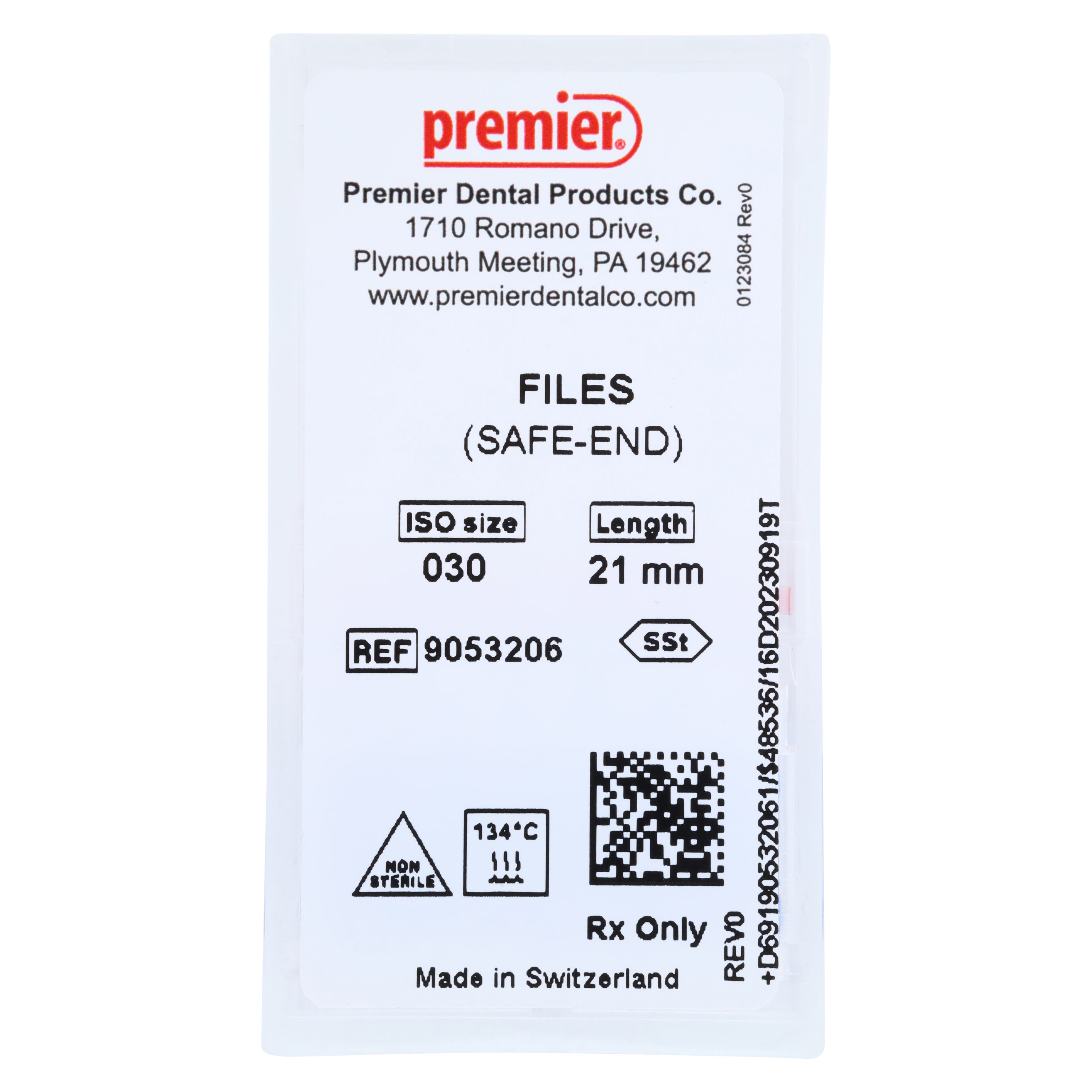 Premier K-Files, Size #30 (Blue), 21mm, Stainless Steel, 6/Pkg, #9053206 thumbnail 5