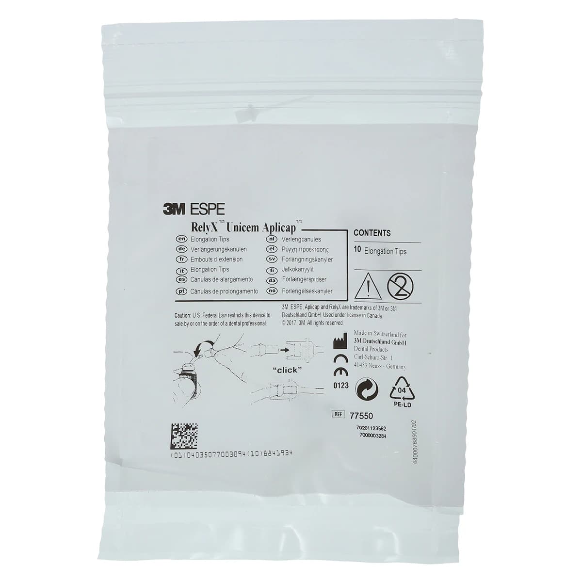 3M RelyX Unicem Self-Adhesive Universal Resin Cement Aplicap Capsule, A2 Universal Shade, Refill, 50 Capsules, #56818 thumbnail 5