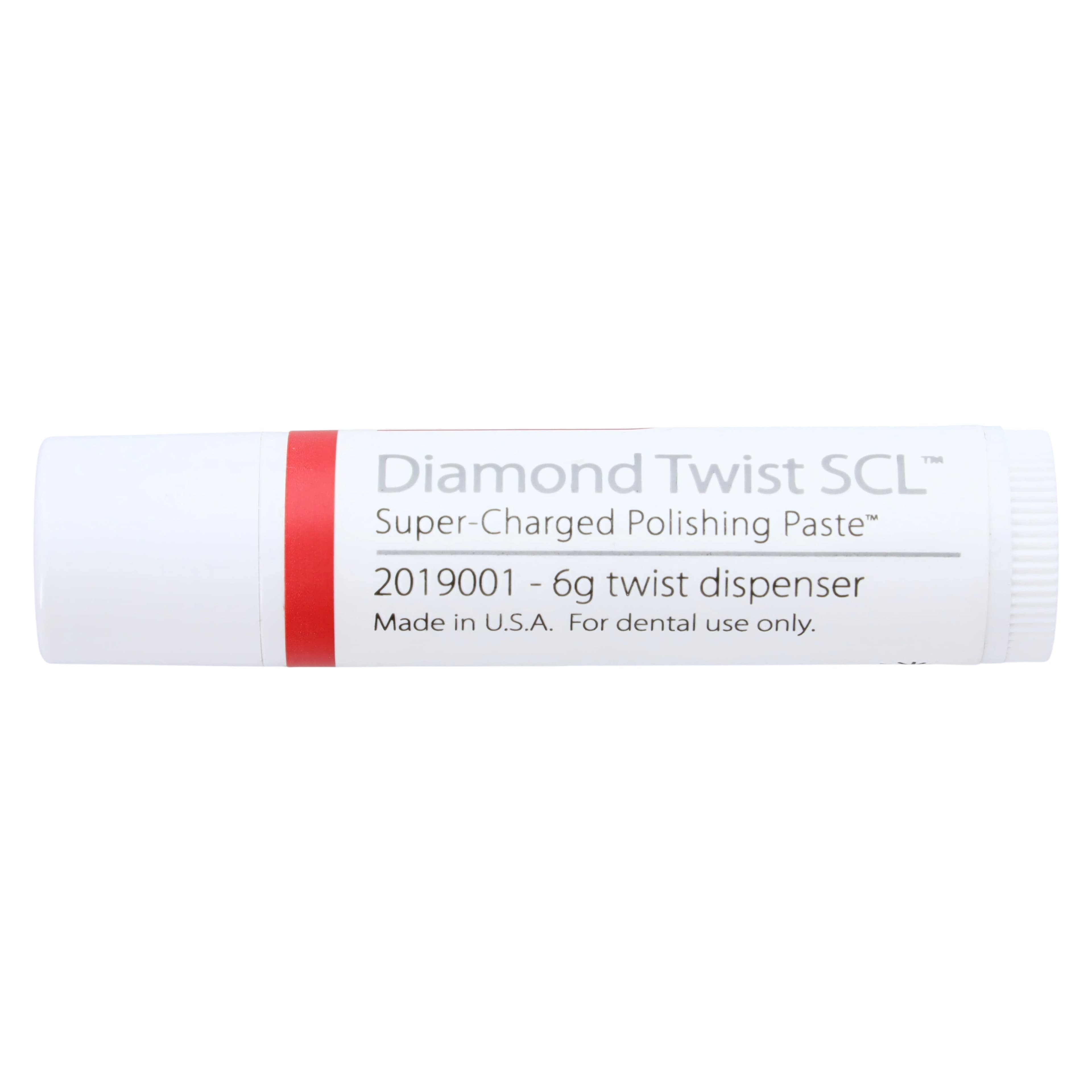 Diamond Twist SCL Extra-Oral Polishing Paste, Unflavored, 6 g Tube, Refill, 1/Pk, 2019001 thumbnail 3
