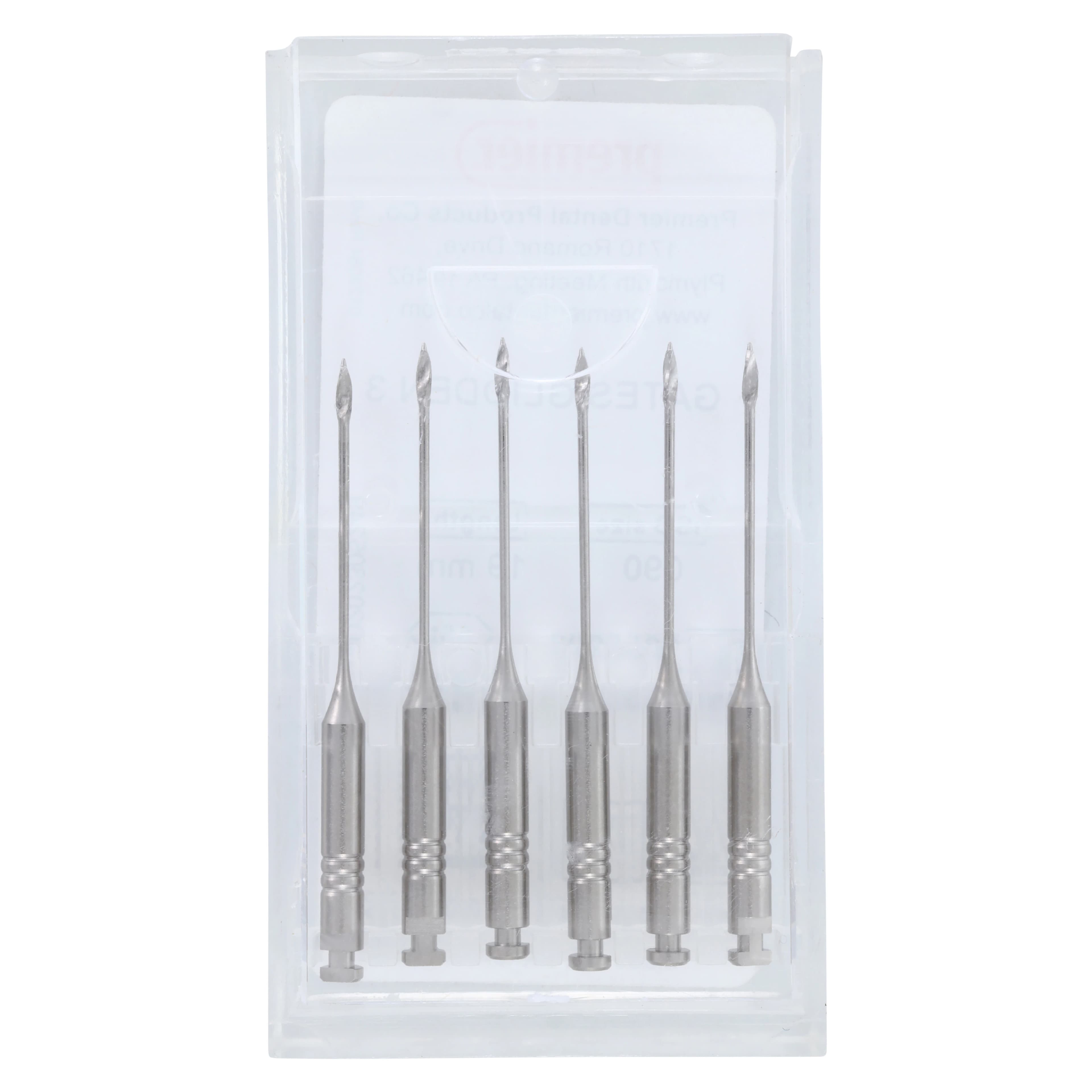 Premier Dental Gates-Glidden Drills #3, 19mm/32mm, 6/Pk, 9055003 thumbnail 7