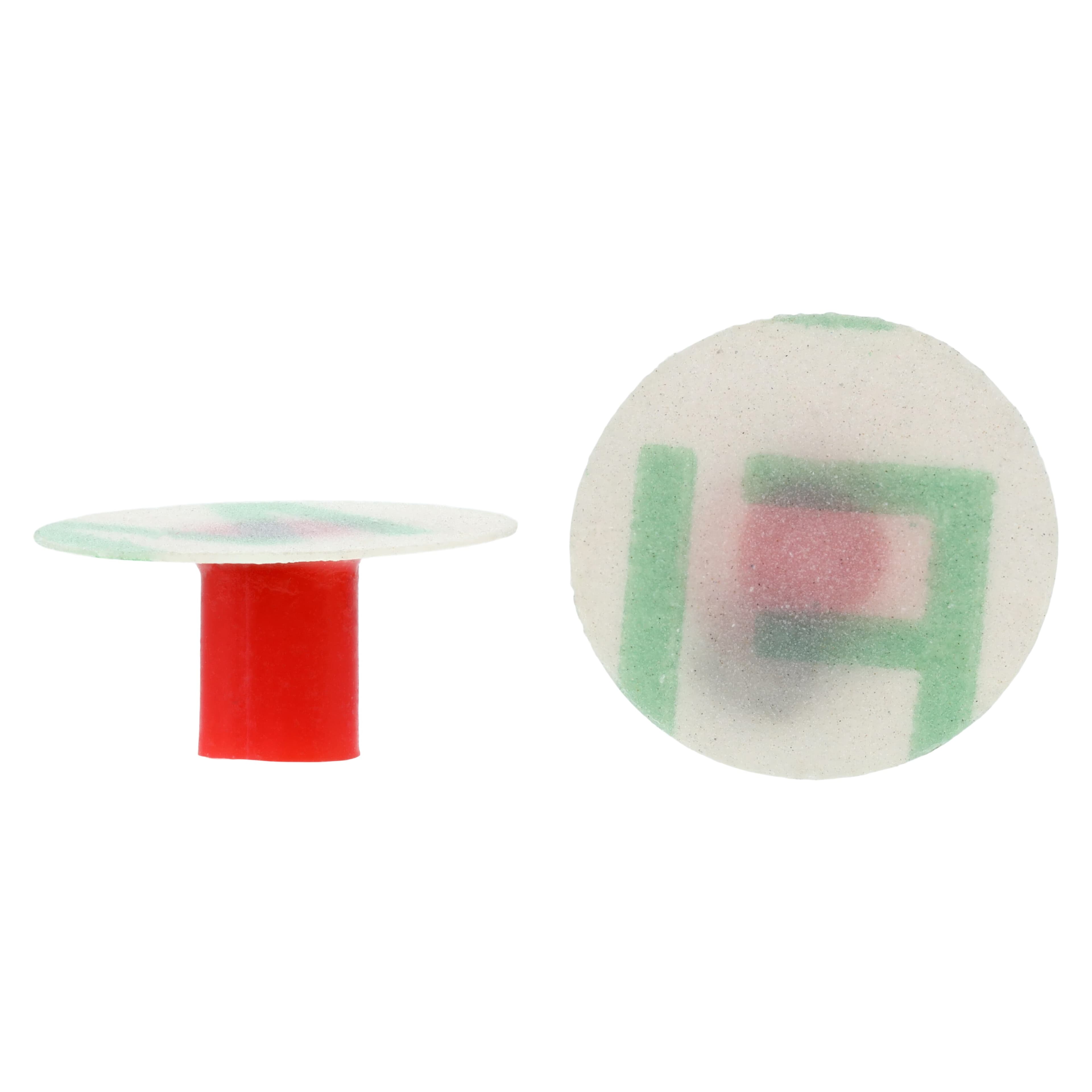 Poli-Pro Disc Composite Polishers, Refill, 1/2" (12mm), Fine, Double-Sided Grit, Red, 40/Pk, 2019076 thumbnail 3