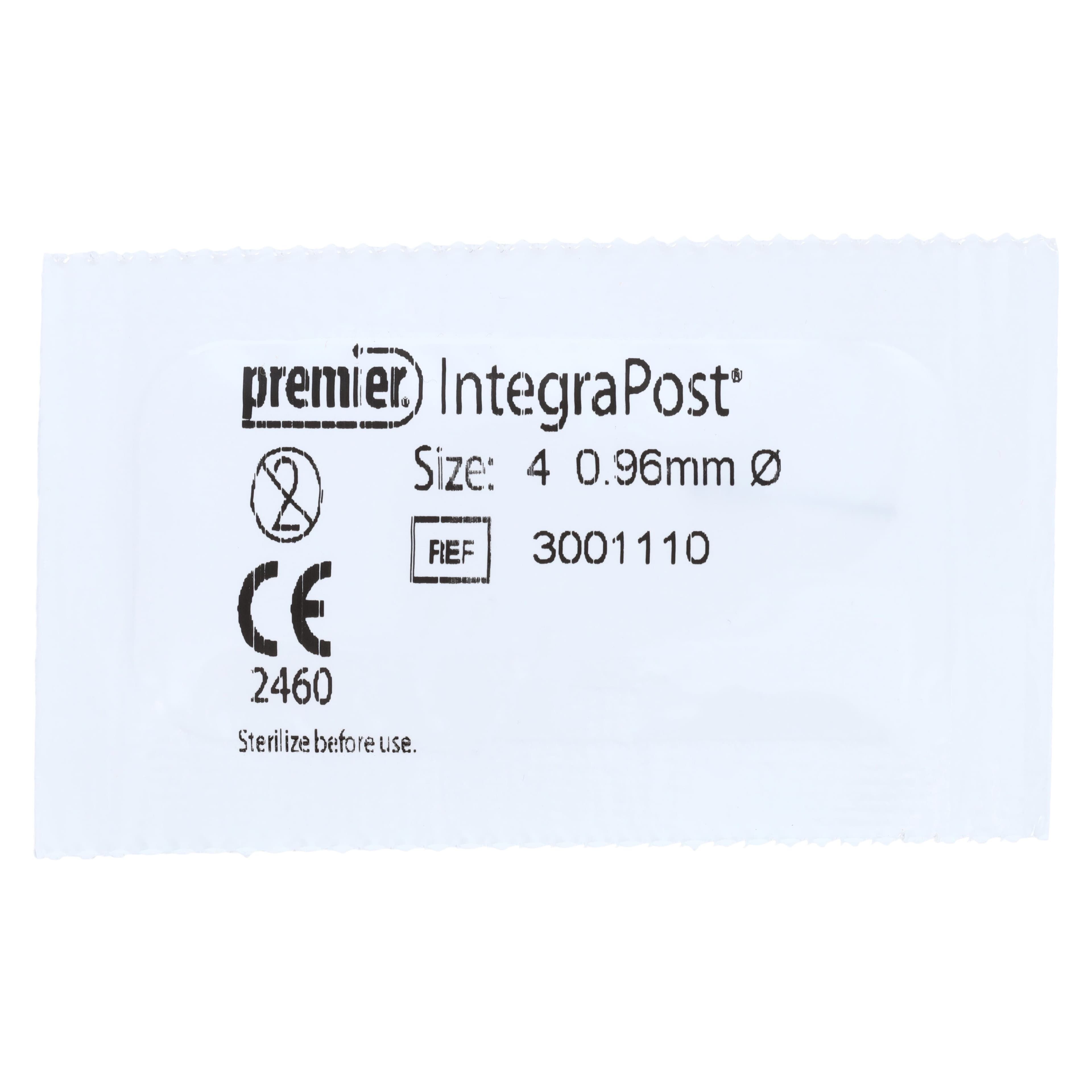 IntegraPost Titanium Alloy Post Refill, Size 4 (Red), Parallel Passive Design, 10/Pkg, 3001110 thumbnail 3