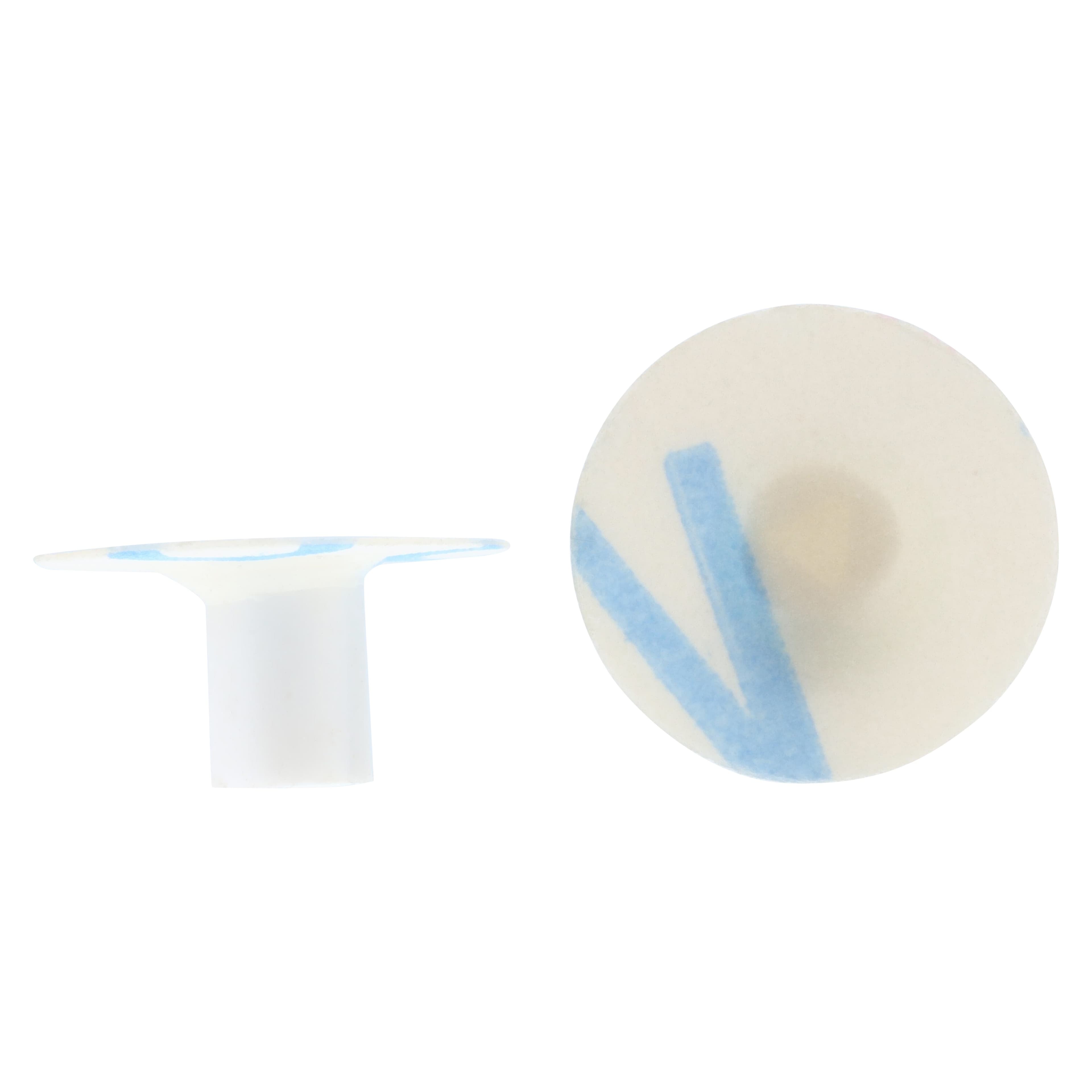 Poli-Pro Disc Composite Polishers, Refill, 1/2" (12 mm), Extra-Fine, Double-Sided Grit, White, 40/Pk, 2019078 thumbnail 3