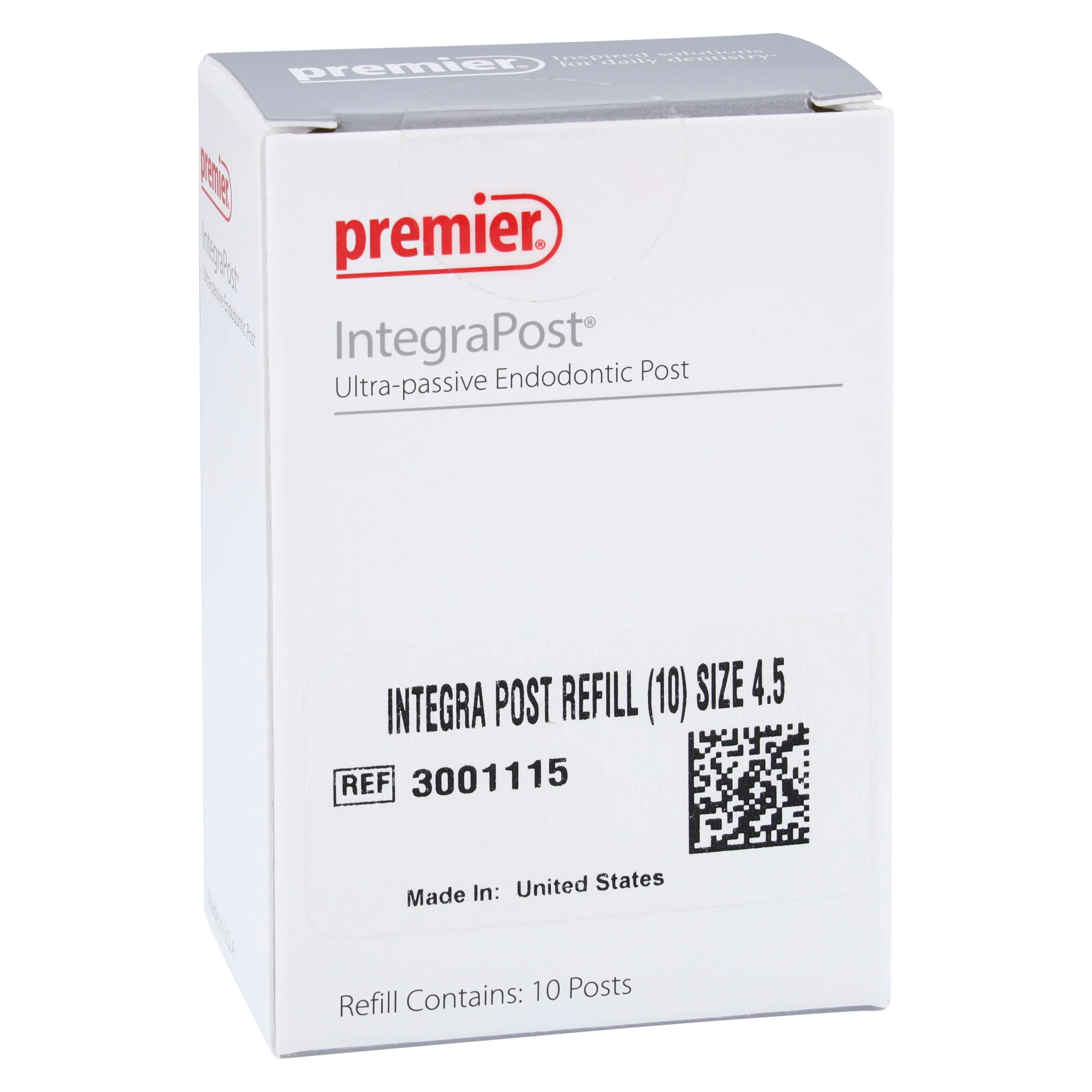 IntegraPost Titanium Alloy Post Refill, Size 4.5 (Purple), 10/Pkg, 3001115 - Integra Post Refill Size 4.5 (10) - Image 1