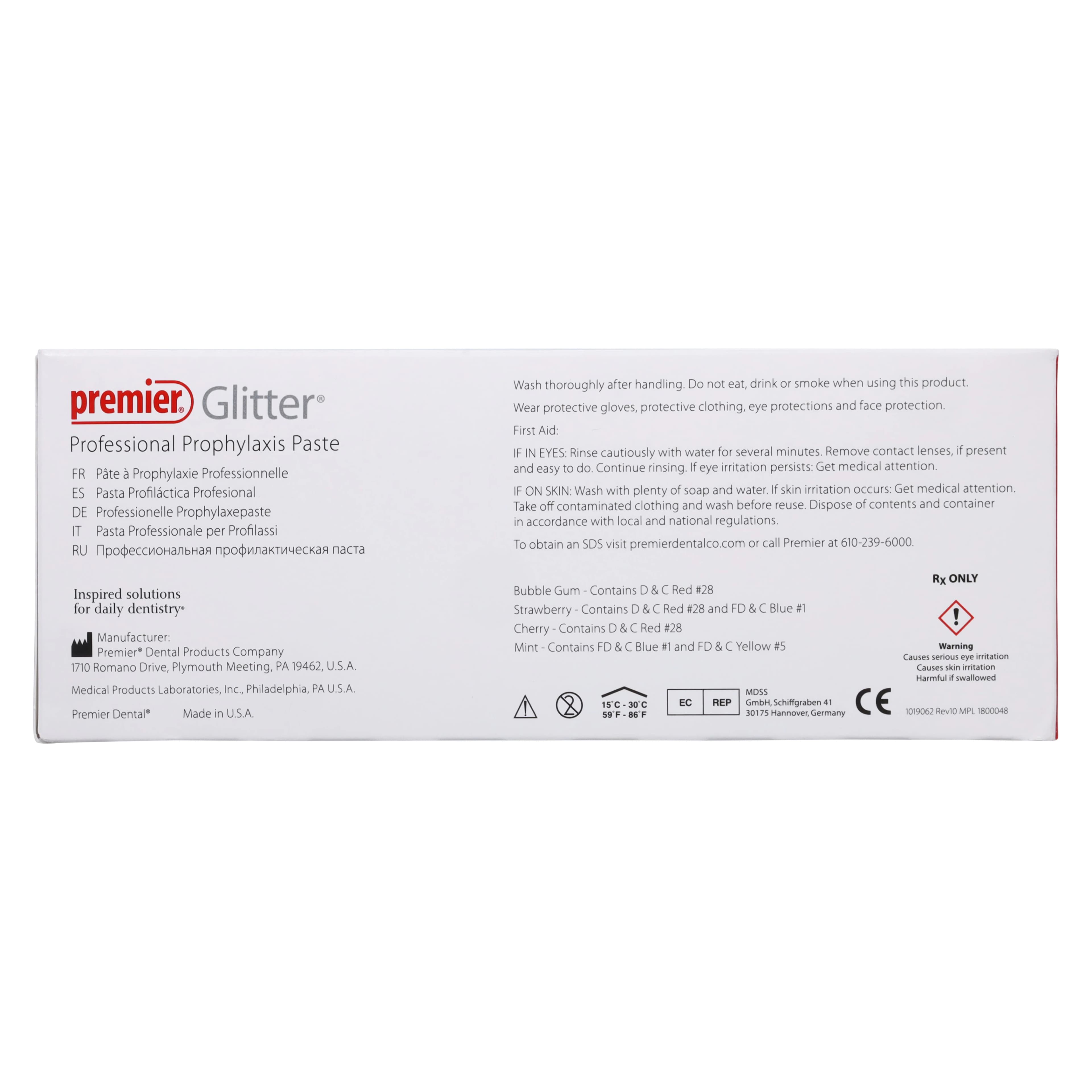 Glitter Prophy Paste, Medium Grit, Mint, with Fluoride, Unit Dose Cups, 200/Box, 9007402 thumbnail 5