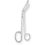 Lister Bandage Scissors, Angled, 8", Stainless Steel, Each thumbnail 2