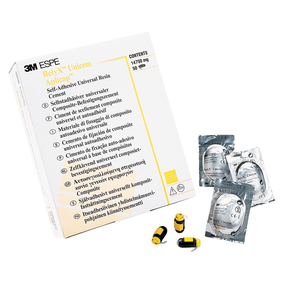 3M RelyX Unicem Self-Adhesive Universal Resin Cement Maxicap Capsule Refill, Translucent, 20/Pk, 56832 thumbnail 2
