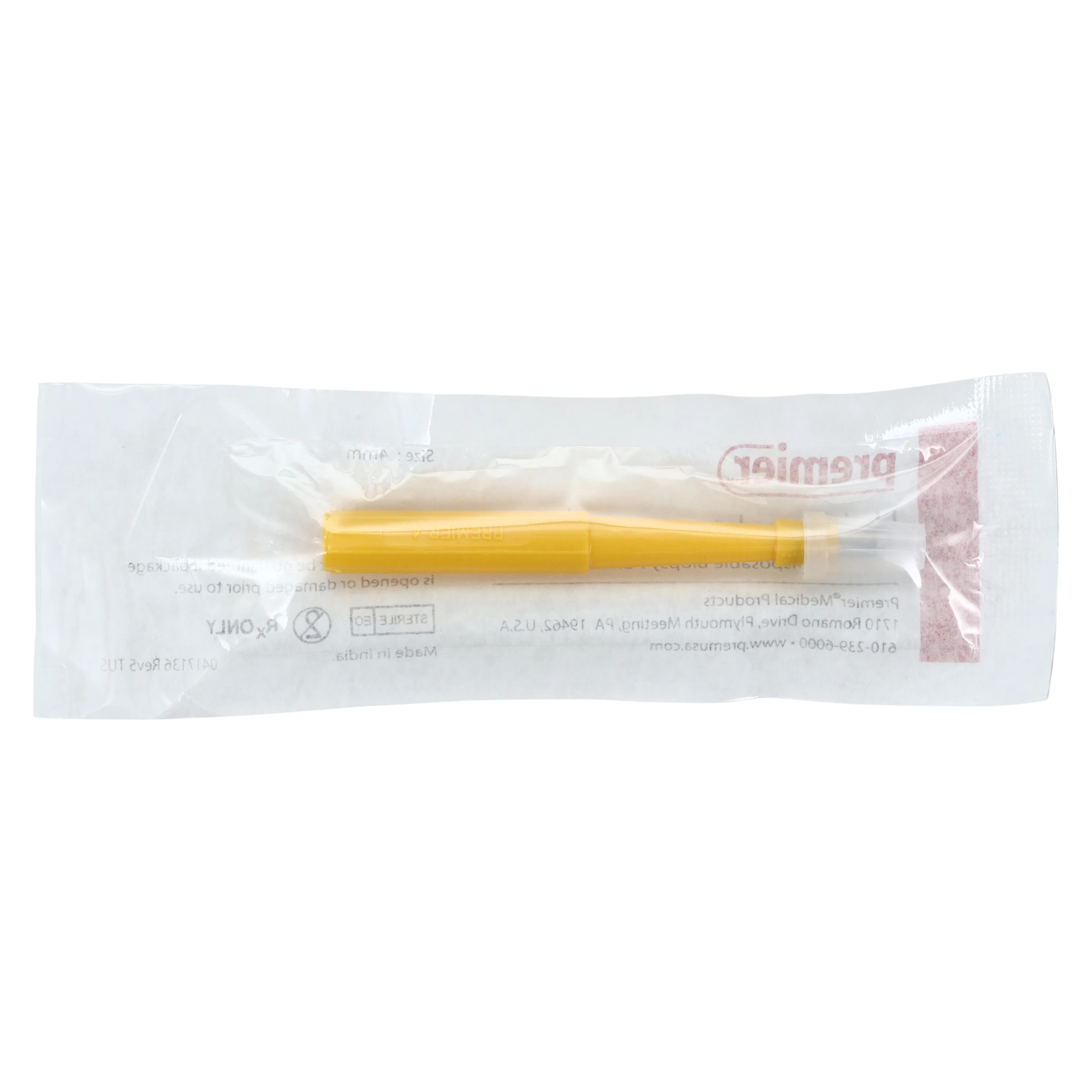 Uni-Punch Seamless Disposable Biopsy Punch, 4 mm, Sterile, 25/Box, 9033504 thumbnail 7