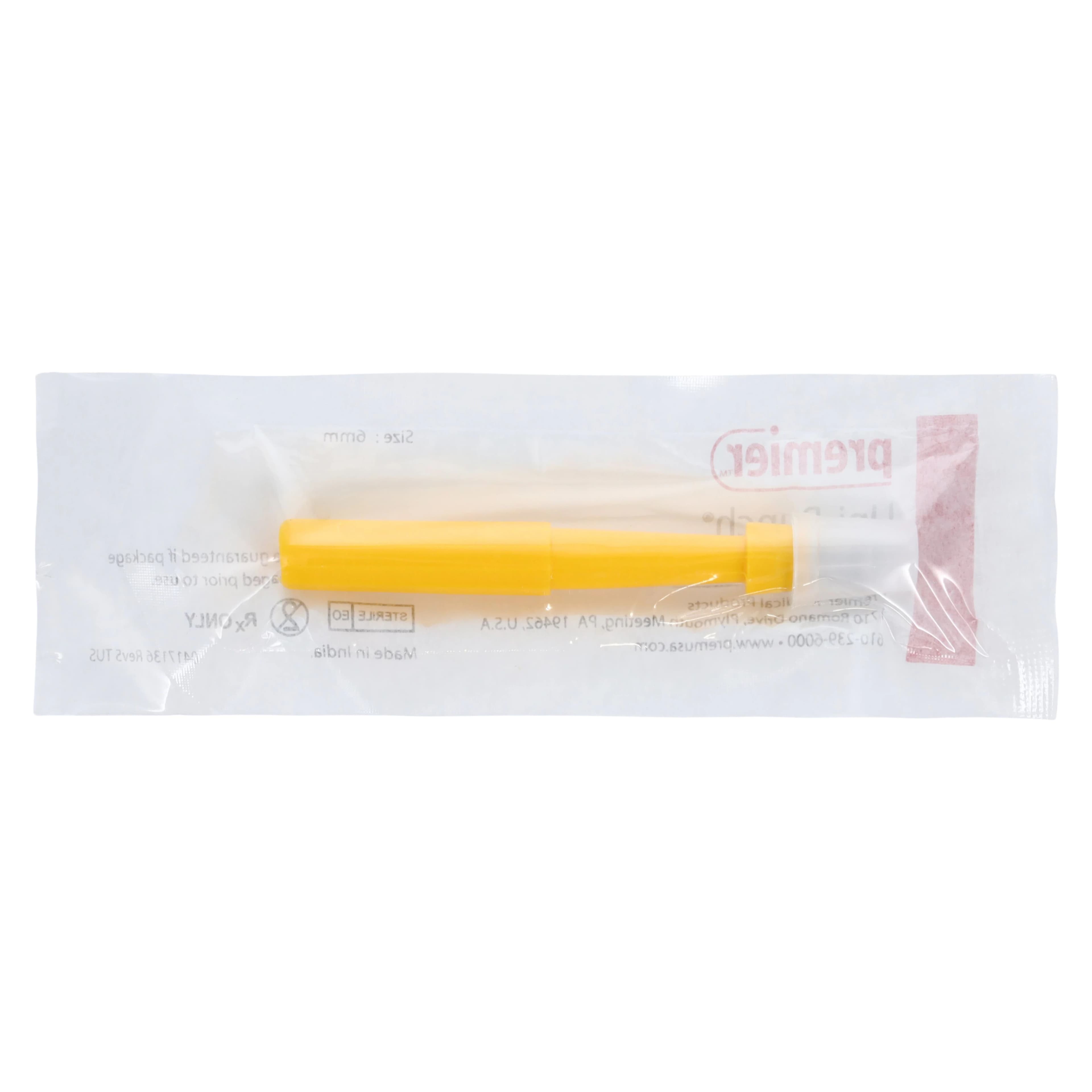 Premier Uni-Punch Seamless Disposable Biopsy Punch, 6 mm, Sterile, 25/Box, 9033506 thumbnail 2