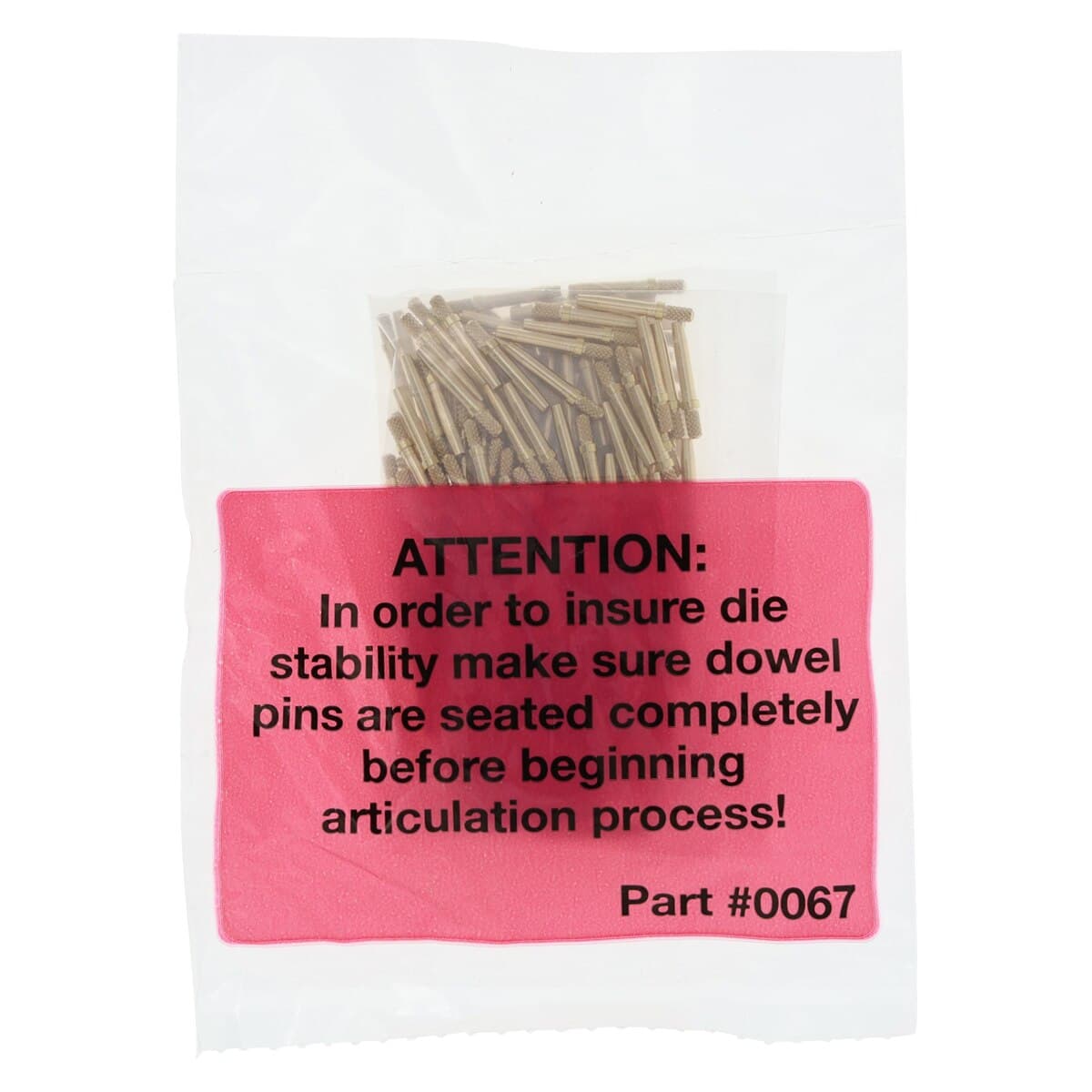 W.O.W. Single-Use Posterior Articulator, 50 Articulators & 300 Dowel Pins, 0072 thumbnail 4