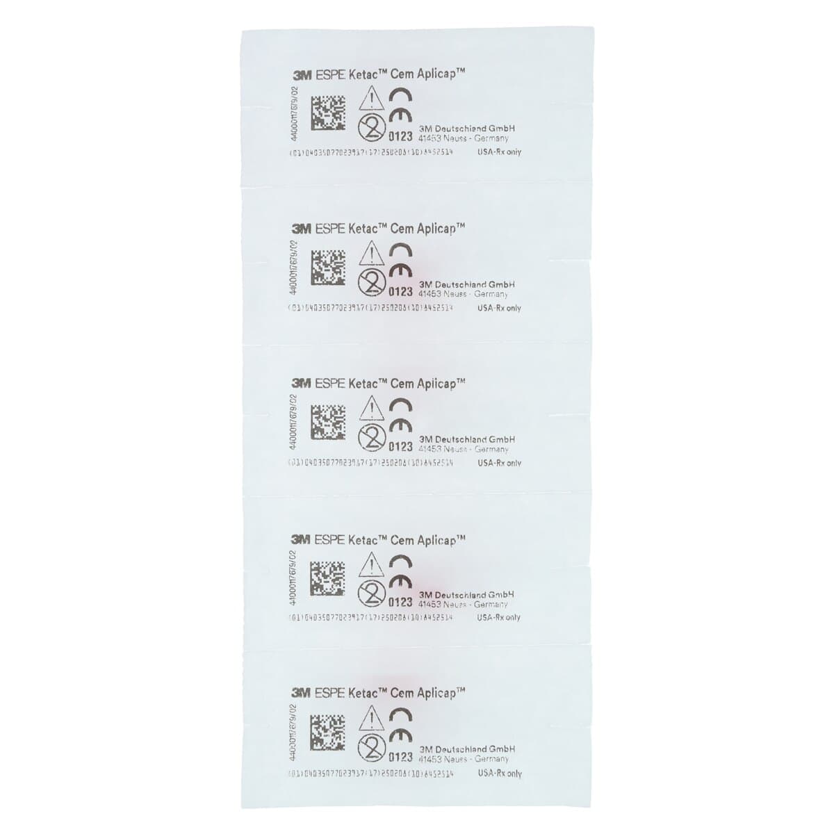 3M (Solventum) Ketac-Cem Aplicap Glass Ionomer Luting Cement Capsule Refill, 50/Bx, #56061 thumbnail 3