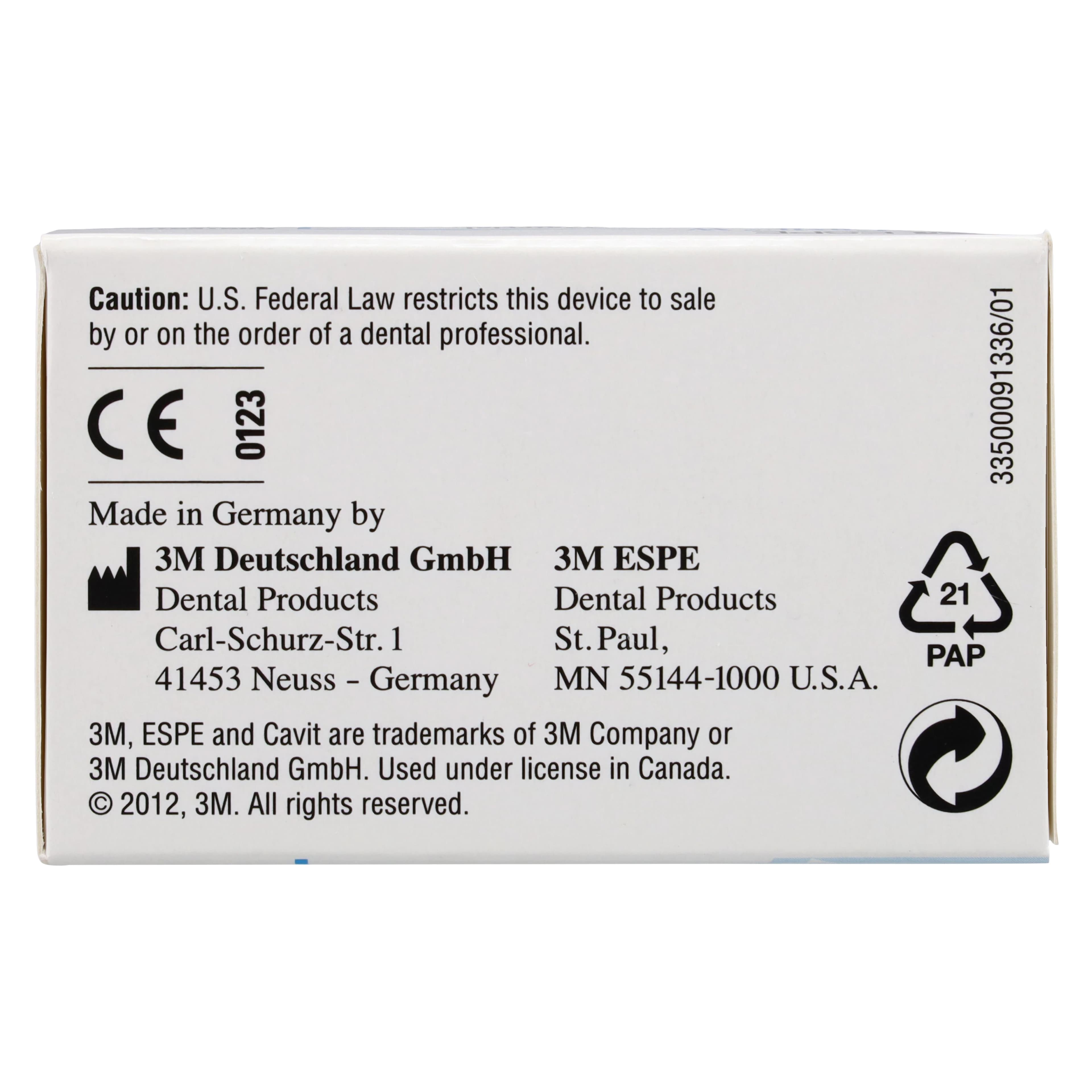 Cavit-W Temporary Filling Material, Medium Set, White, 28 g Jar, 1/Pk, 44130 thumbnail 5