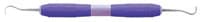 Premier Big Easy Ultralite McCall 17/18 Double-Ended Curette, Silicone Grip, 1/2" Diameter, 16g, Purple, 1/Pkg, 05637 - BIG EASY ULTRALITE SCALER MCCALLS 17/18 - Image 1