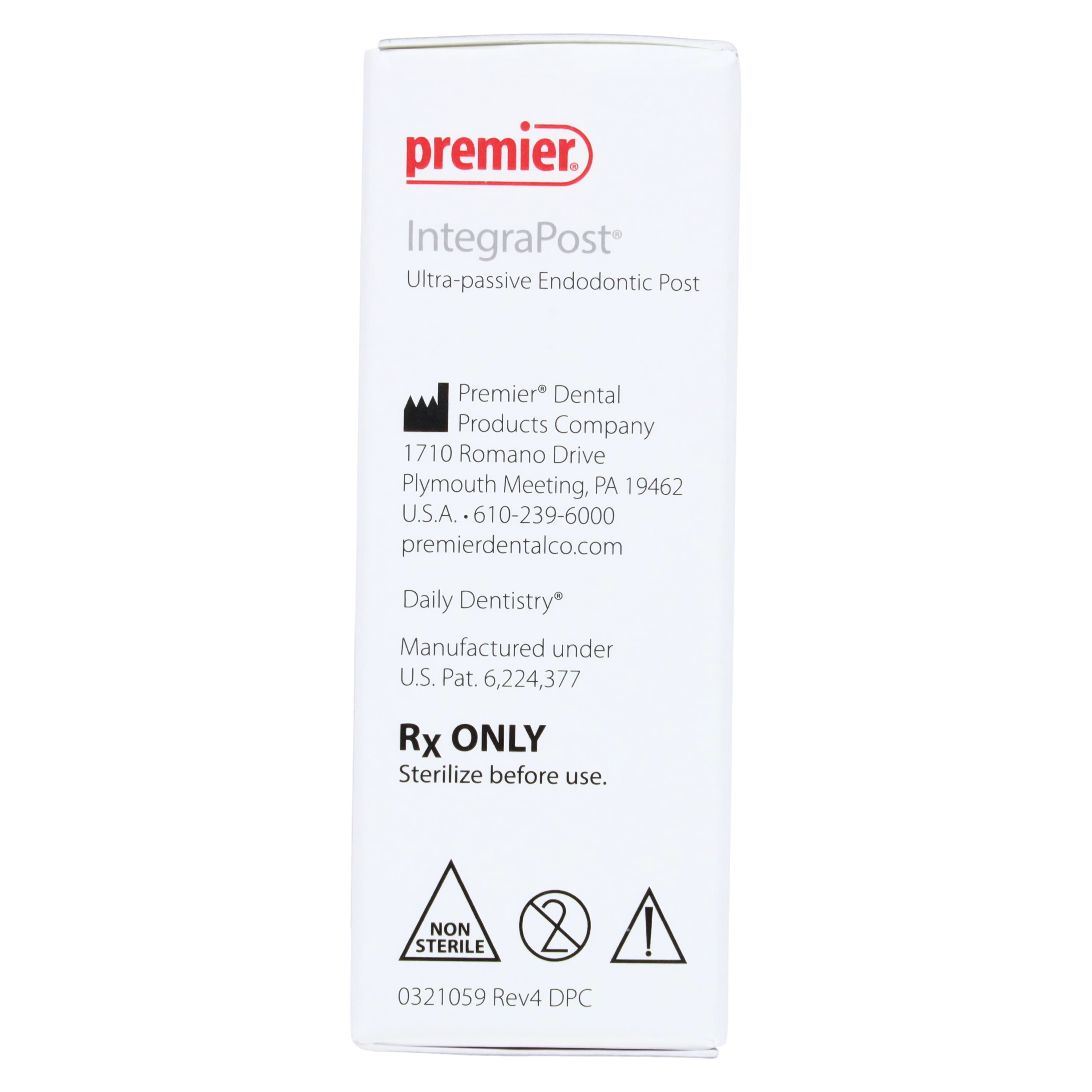 IntegraPost Refill Size 3 (Yellow), Titanium Alloy Endodontic Post, 10/Pkg, #3001105 thumbnail 4
