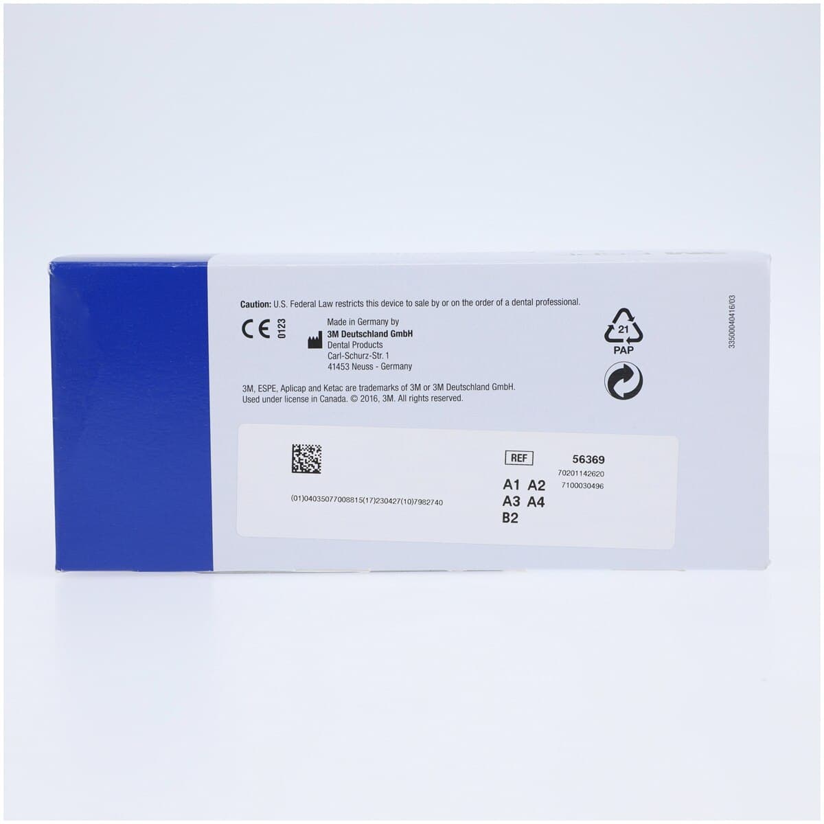 3M Ketac Molar Quick Aplicap Glass Ionomer Restorative, Assorted Shades Refill, 50 Capsules, 56369 thumbnail 3