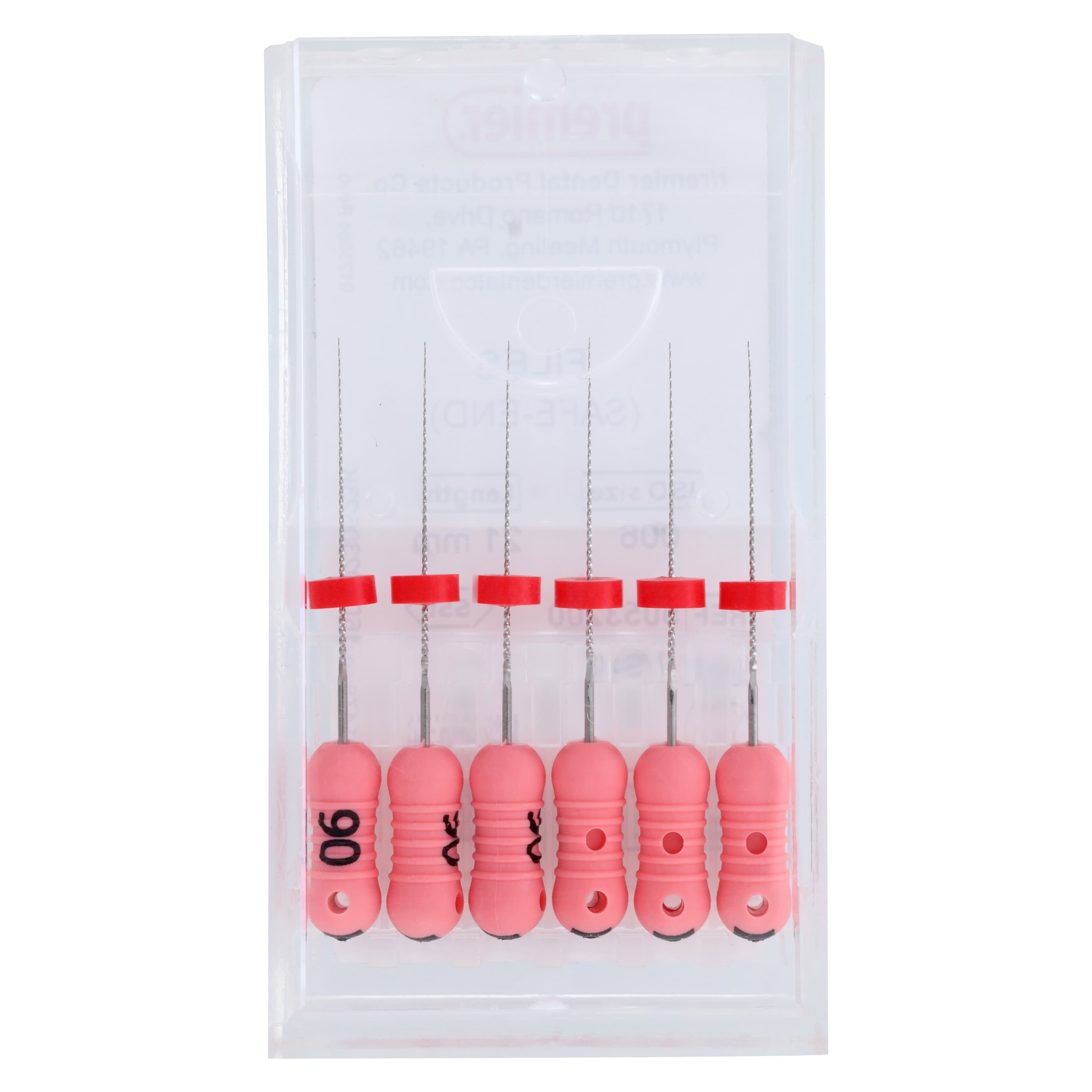 Premier K-Files, Stainless Steel, 21 mm, Size #06, Pink, 6/Pk, 9053200 thumbnail 7