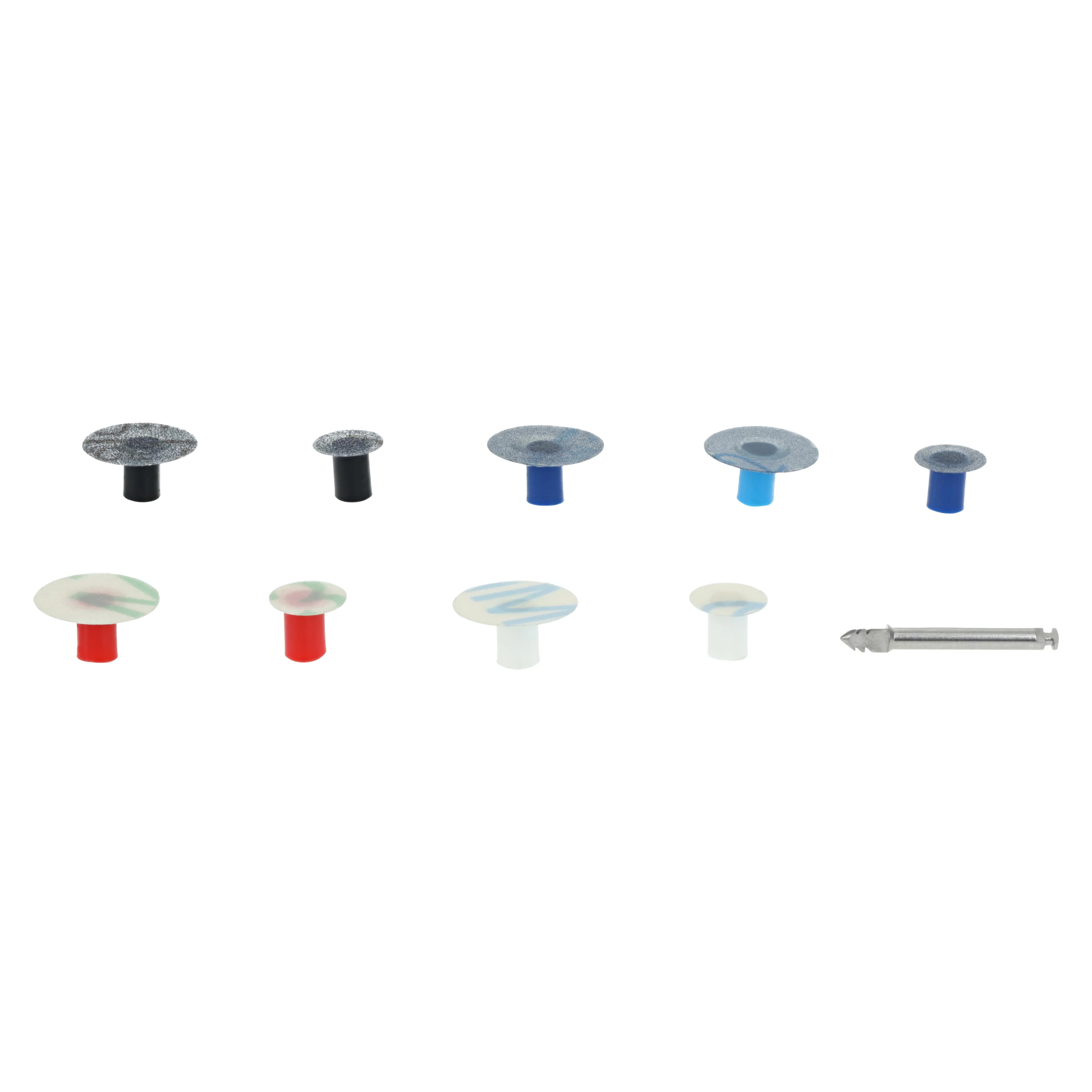 Poli-Pro Disc Composite Polishing System, Intro Kit, 180 Disks & 4 Mandrels, 1/Pk, 2019070 thumbnail 3