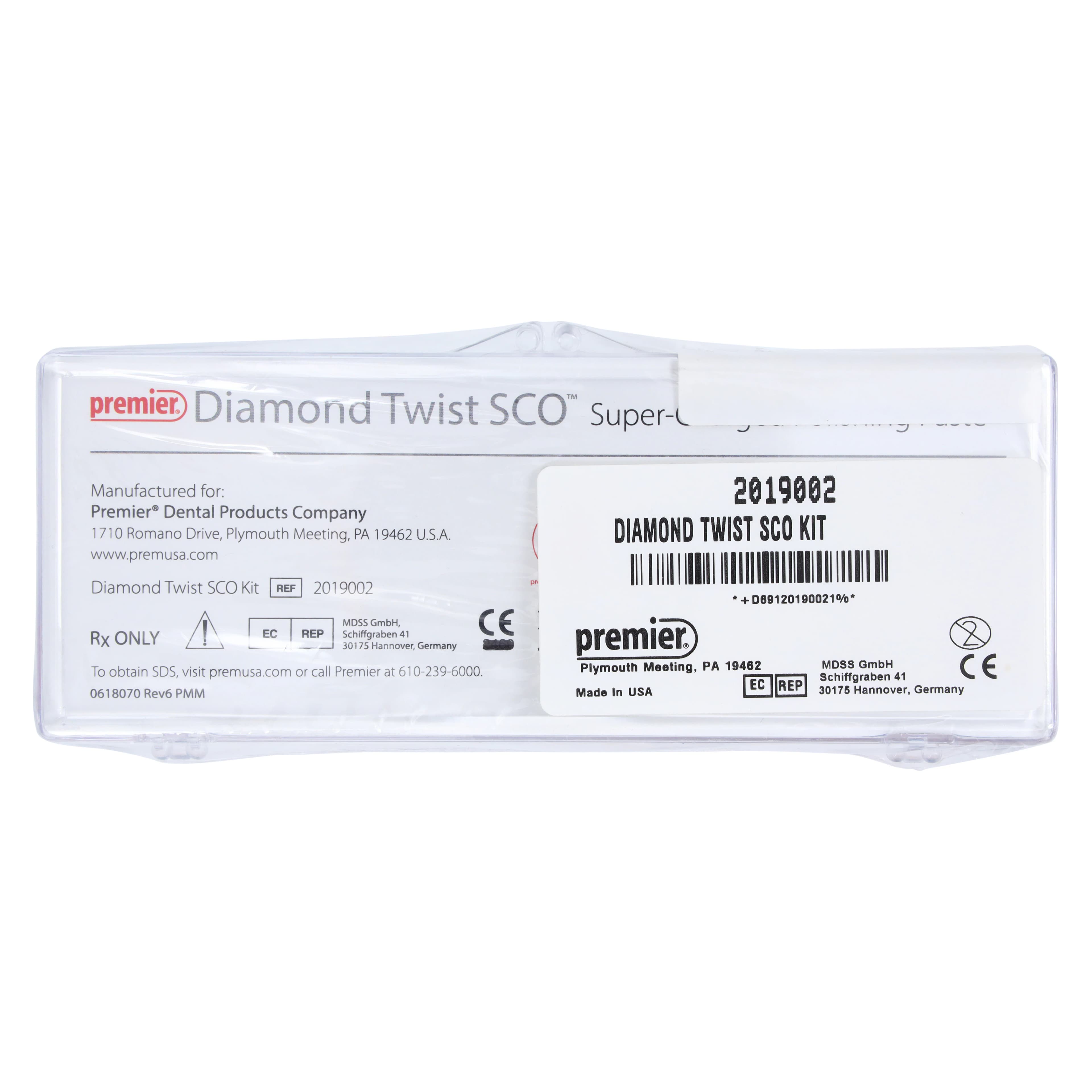 Diamond Twist SCO Intra-Oral Polishing System Kit, 3 g Paste Syringe, 2019002 - Diamond Twist SCO Intra-Oral Polishing System, Kit, 1/Pk - Image 1