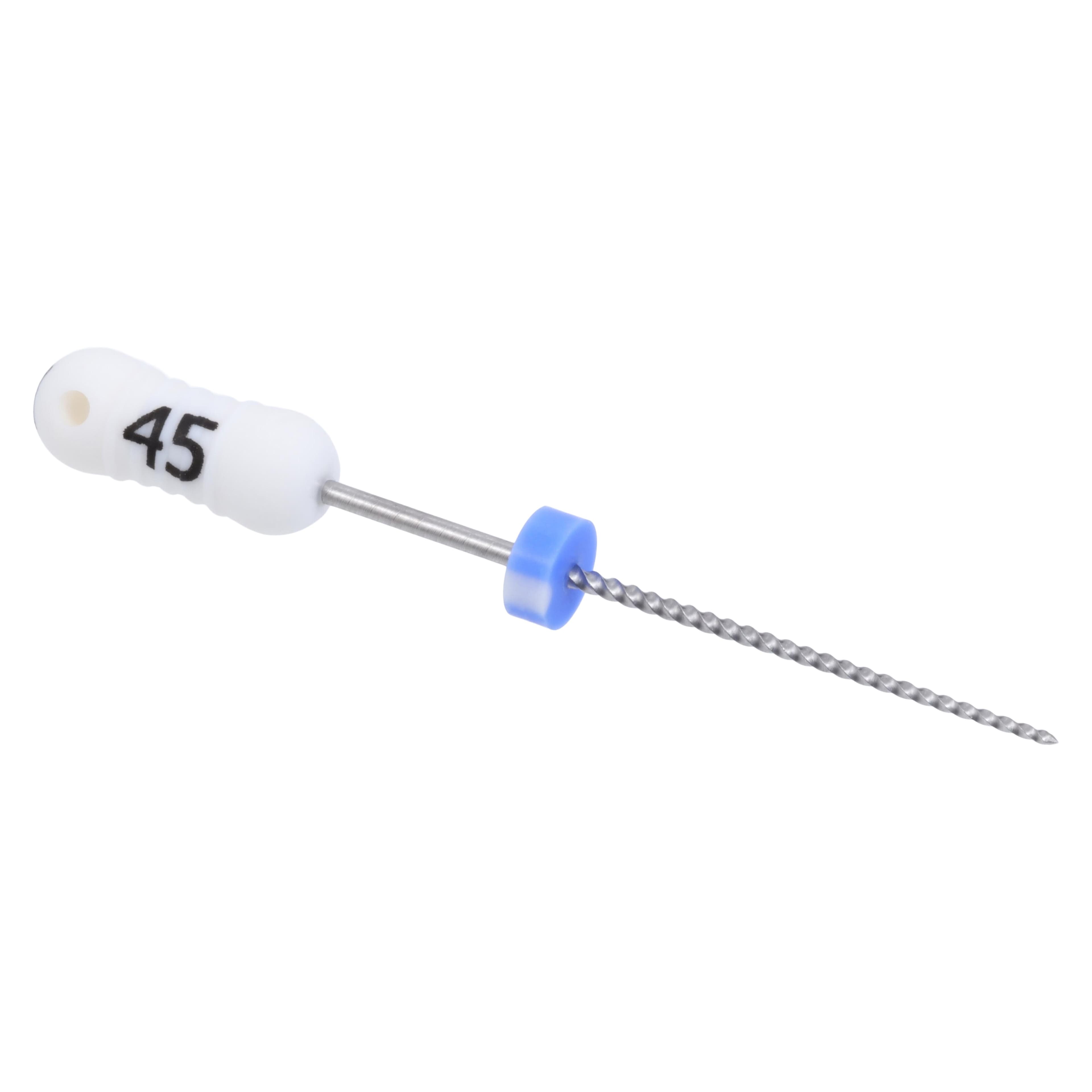 Premier K-Files, Stainless Steel, 25 mm, Size #45, White, 6/Pk, 9053239 thumbnail 3
