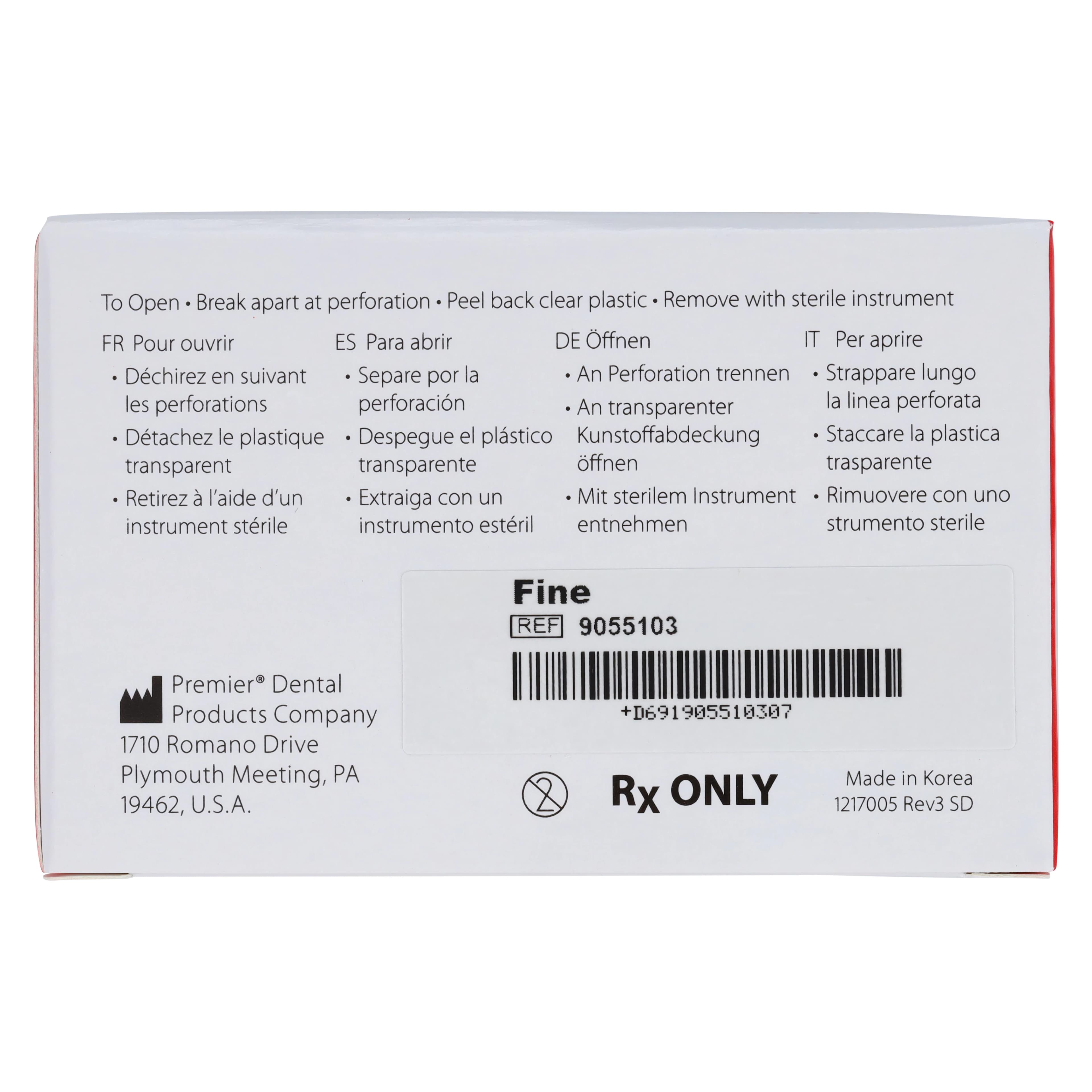 Premier Absorbent Paper Points, Sterile, Fine (ISO Size F), 200/Pack, 9055103 thumbnail 8