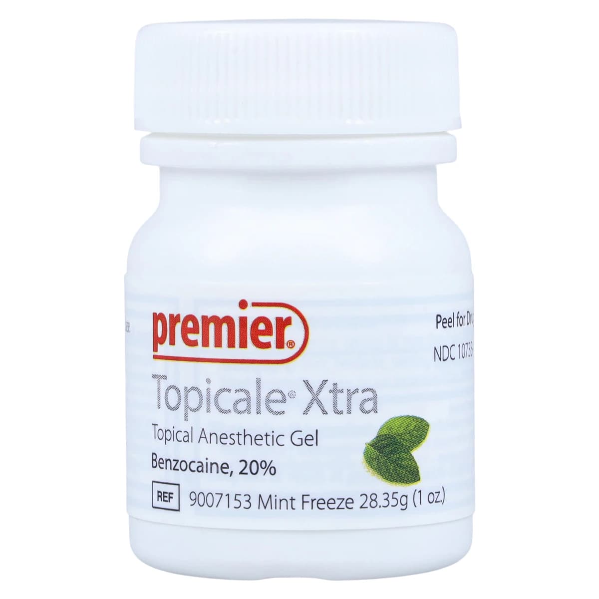 Topicale Xtra Gel - Mint Freeze, Topical Anesthetic (Benzocaine 20%), 1 oz Jar, #9007153 thumbnail 3