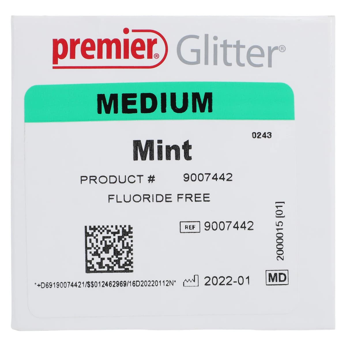Glitter Prophy Paste, without Fluoride, Medium Grit, Mint, 200 Unit-Dose Cups/Box, 9007442 thumbnail 4