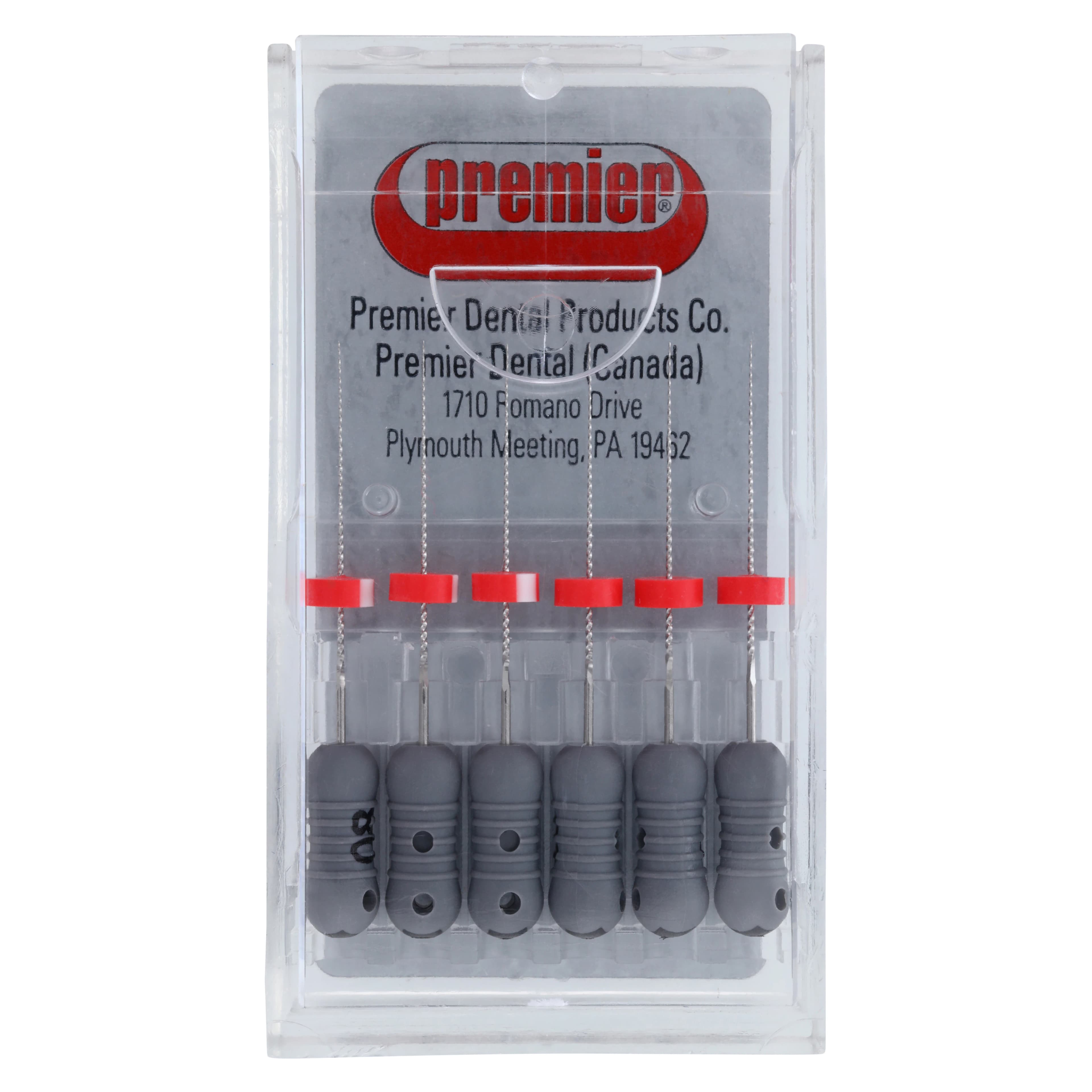 Premier K-File, Stainless Steel, 21 mm, ISO Size #08, Gray, 6/Pack, 9053201 thumbnail 6