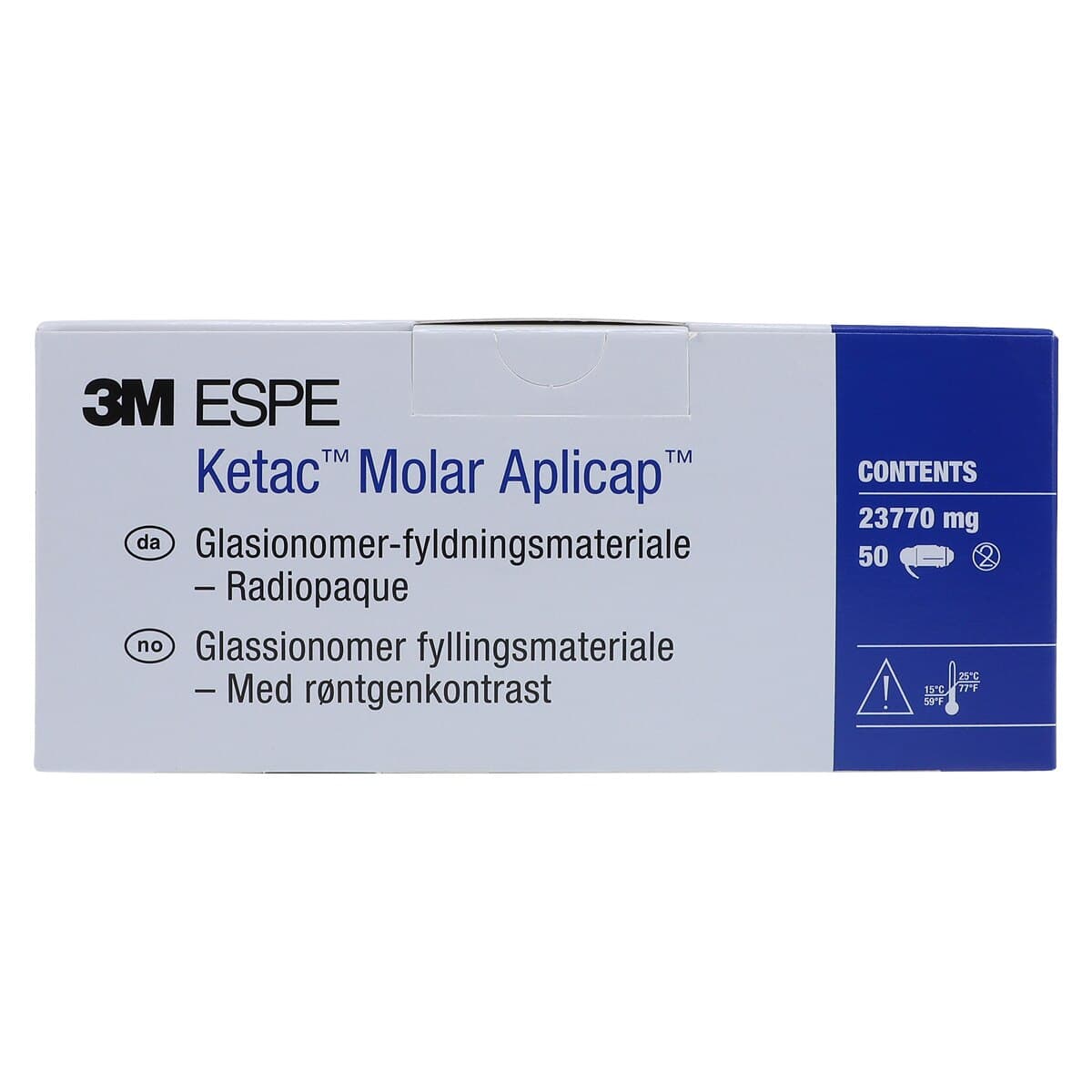 3M Ketac Molar Aplicap Glass Ionomer Restorative, Shade A3, Self-Cure, Capsule Refill, 50/Pk, 56420 thumbnail 5