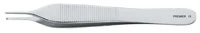 Premier Adson 1x2 Tissue Pliers, 4 3/4" (12.1 cm), Single Plier - Premier Adson 1x2 - 4 3/4" (12.1 cm) Tissue Pliers, single plier - Image 1