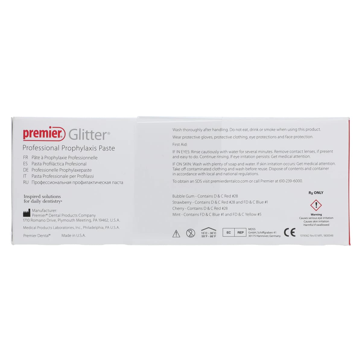 Glitter Prophy Paste, Medium Grit, Bubblegum Flavor, with Fluoride, Unit Dose Cups, 200/Box, 9007432 thumbnail 3