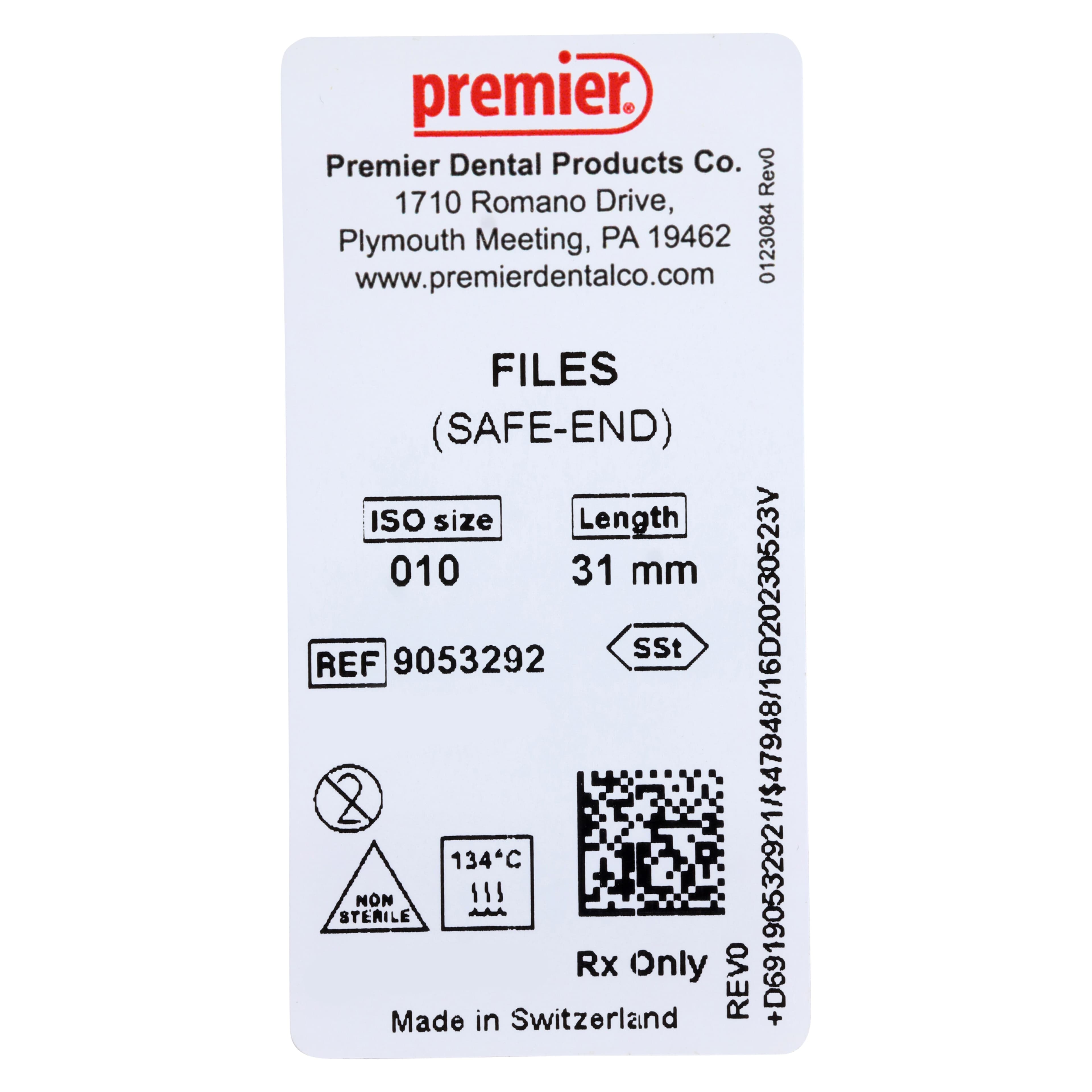 Premier K-Files, Stainless Steel, 31 mm, Size #10, Purple, 6/Pk, 9053292 thumbnail 5