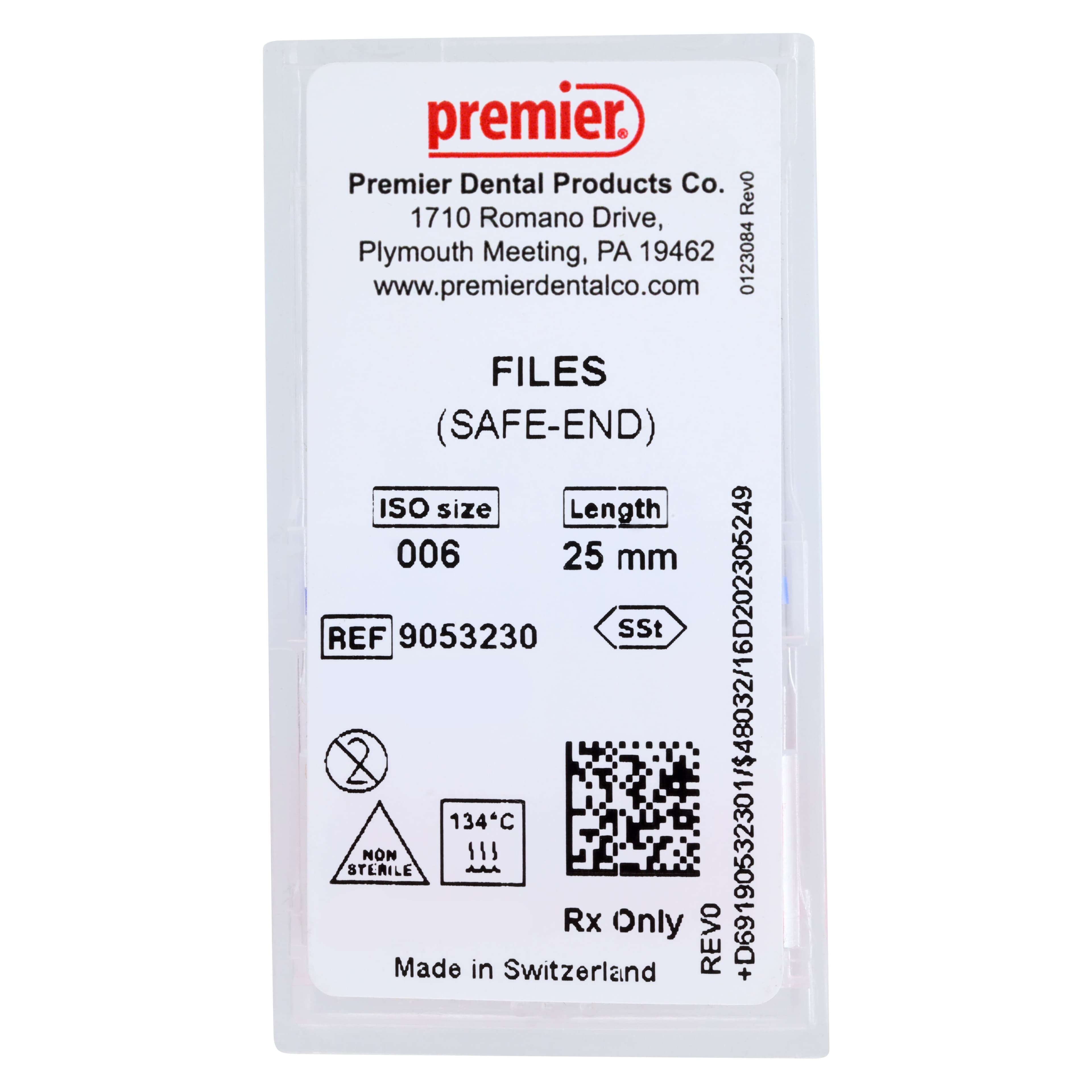 Premier K-Files, Stainless Steel, 25mm, Size #06 (Pink), 6/Pk, 9053230 thumbnail 5