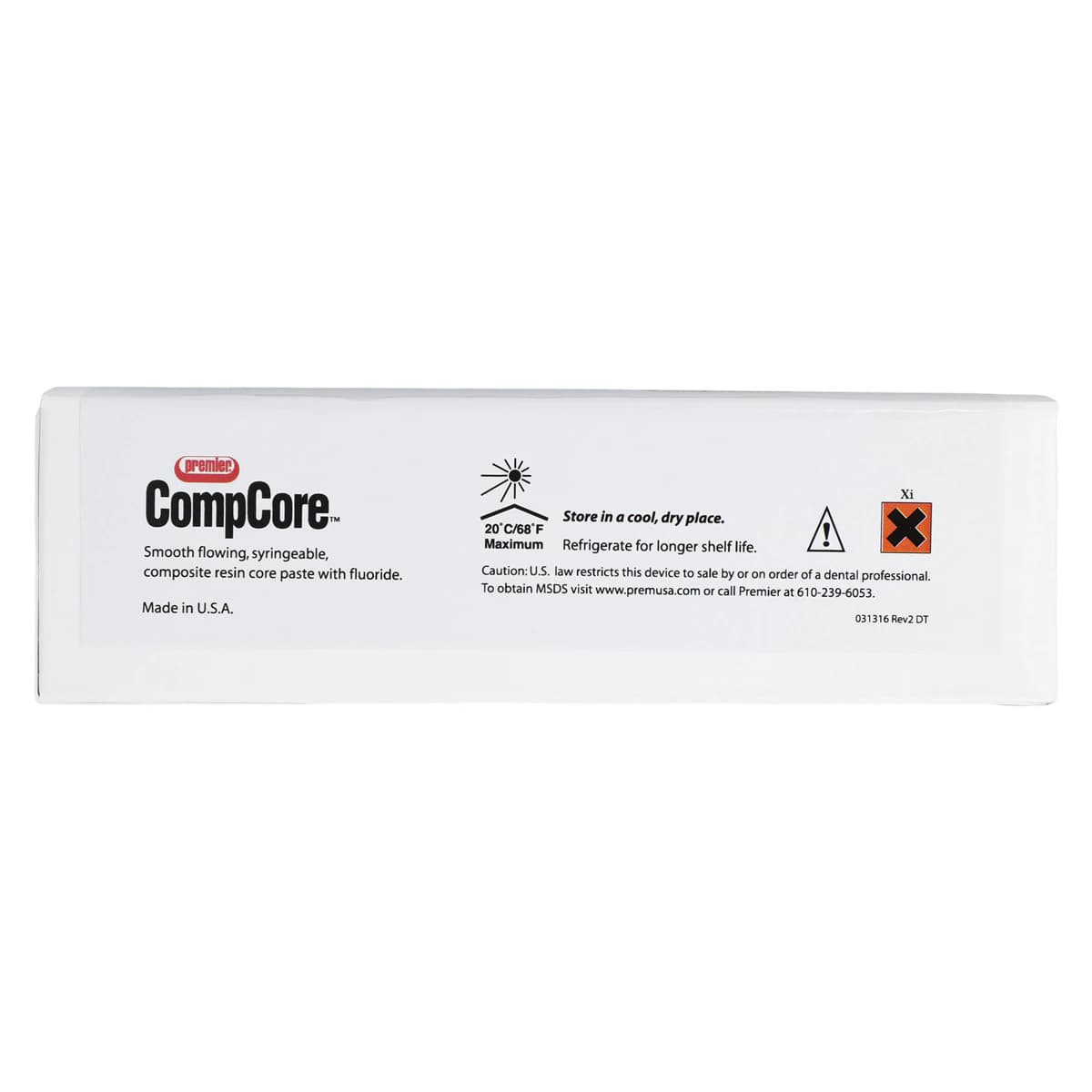 Premier CompCore Natural Composite Core Build-Up Material, 50g Kit, Hand Mix, Fluoride, 3001404 thumbnail 7