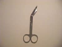 Lister Bandage Scissors, Angled 5-1/2" Chrome, Each - Lister Bandage Scissor Chrome - Image 1