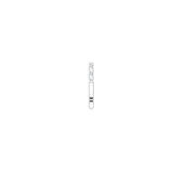 Two Striper TS2000 Diamond Bur FG, Flat End Cylinder, Coarse, #2013.7, 1.5mm Diameter, 7mm Length, 5/Pk - Two Striper&reg; TS2000&trade; Diamonds - 2013.7 - Image 1