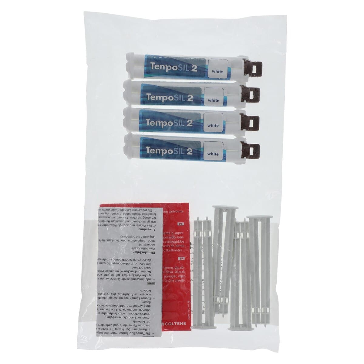TempoSIL 2 Temporary Cement Refill, White, 5 ml Syringes, 4/Box, 6730 thumbnail 2