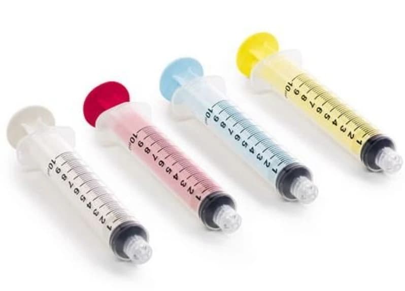 CanalPro Color Luer Lock Syringes, 10 mL, White, 50/Box, 60011176 - CanalPro Color Syringes 10ml White 50/Pk - Image 1