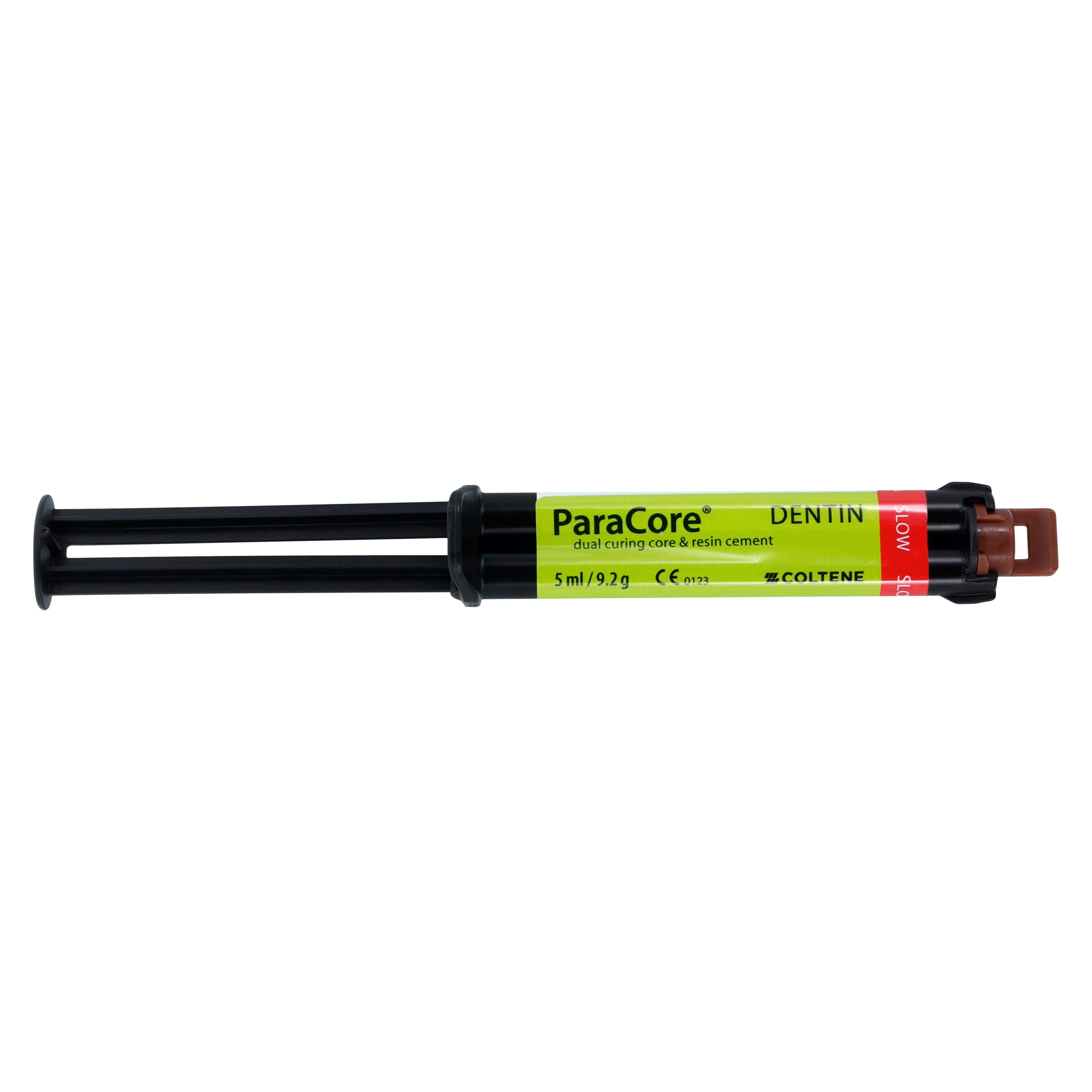 ParaCore Automix Dual-Cure Core Build-Up Material, Dentin Shade, Slow Set, 5 mL Syringe Refill, 2/Pk, 60011391 - ParaCore&reg; - 5ml - Slow Dentin Refill - Image 1
