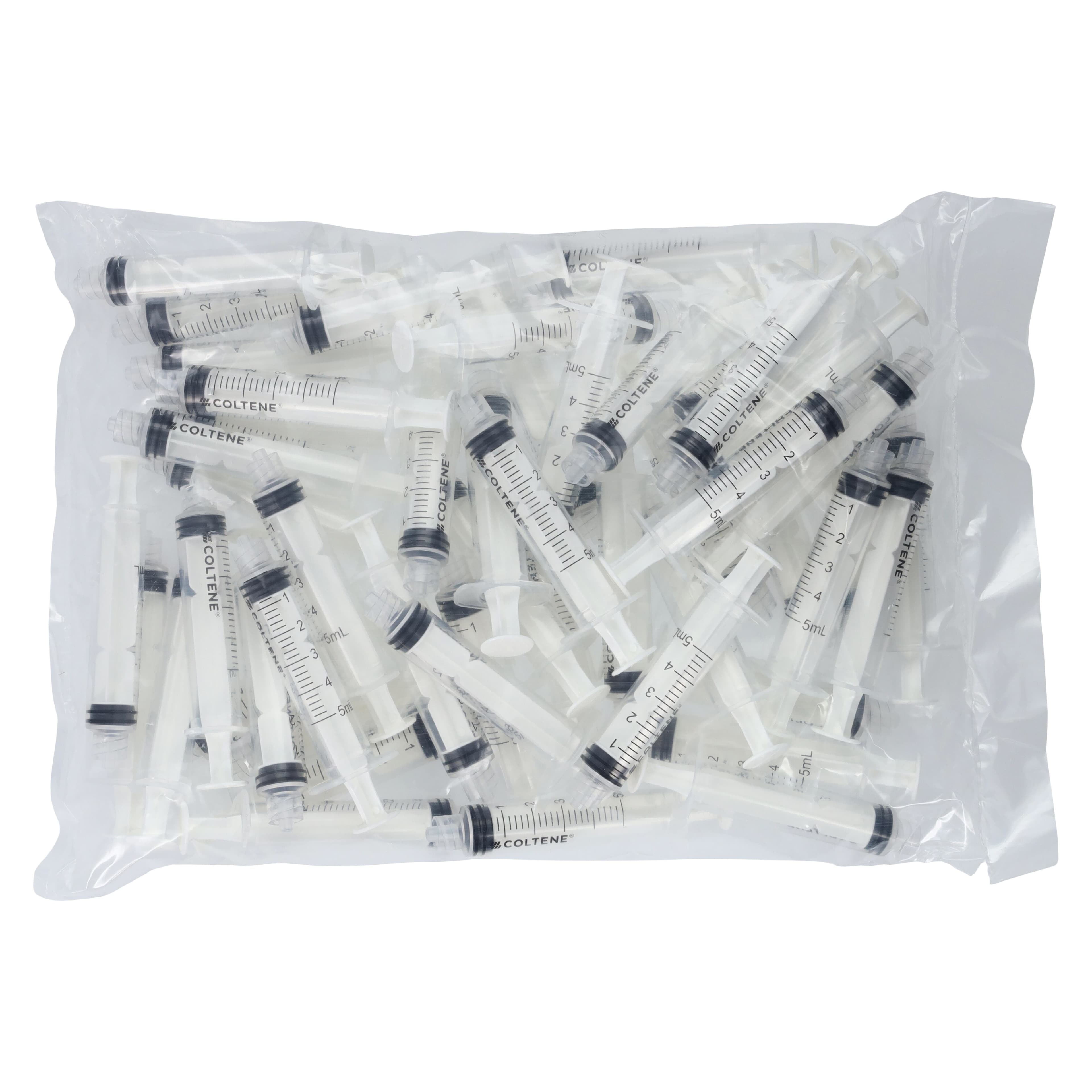 CanalPro™ White Luer Lock Color Syringe, 5 mL, 50/Box, 60019324 thumbnail 4
