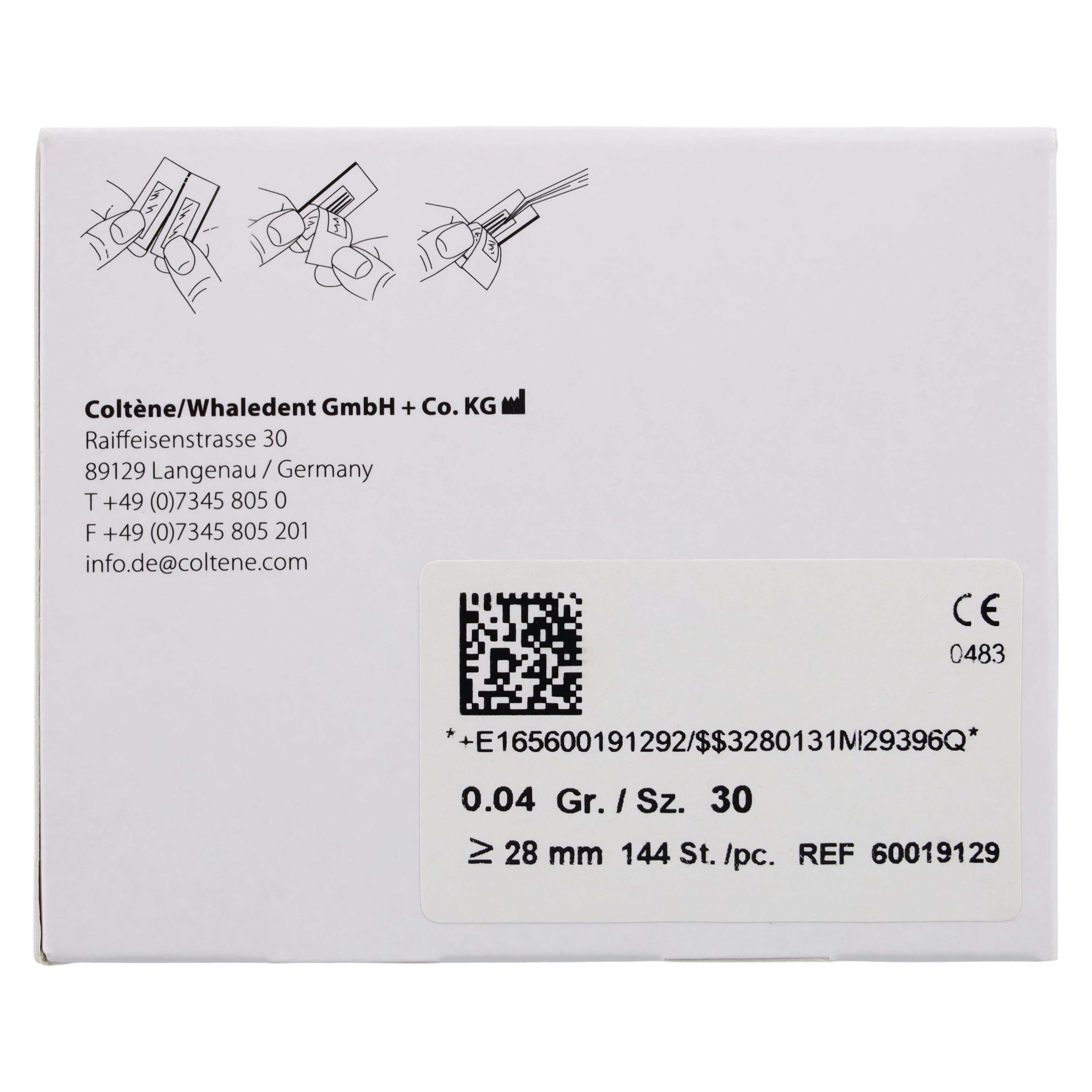 Hygenic Greater Taper Absorbent Paper Points, .04 Taper, Size #30, Blue, Sterile, 144/Box (WDT-60019129) thumbnail 7