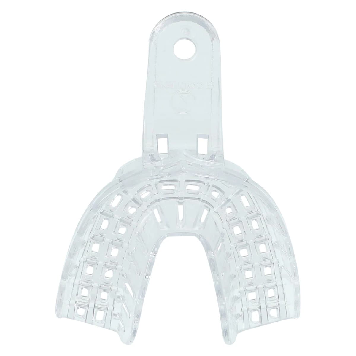 President Disposable Impression Trays, Clear, Perforated, #4 Lower Medium, 12/Pk, C6904 - President Impression Trays - Image 1