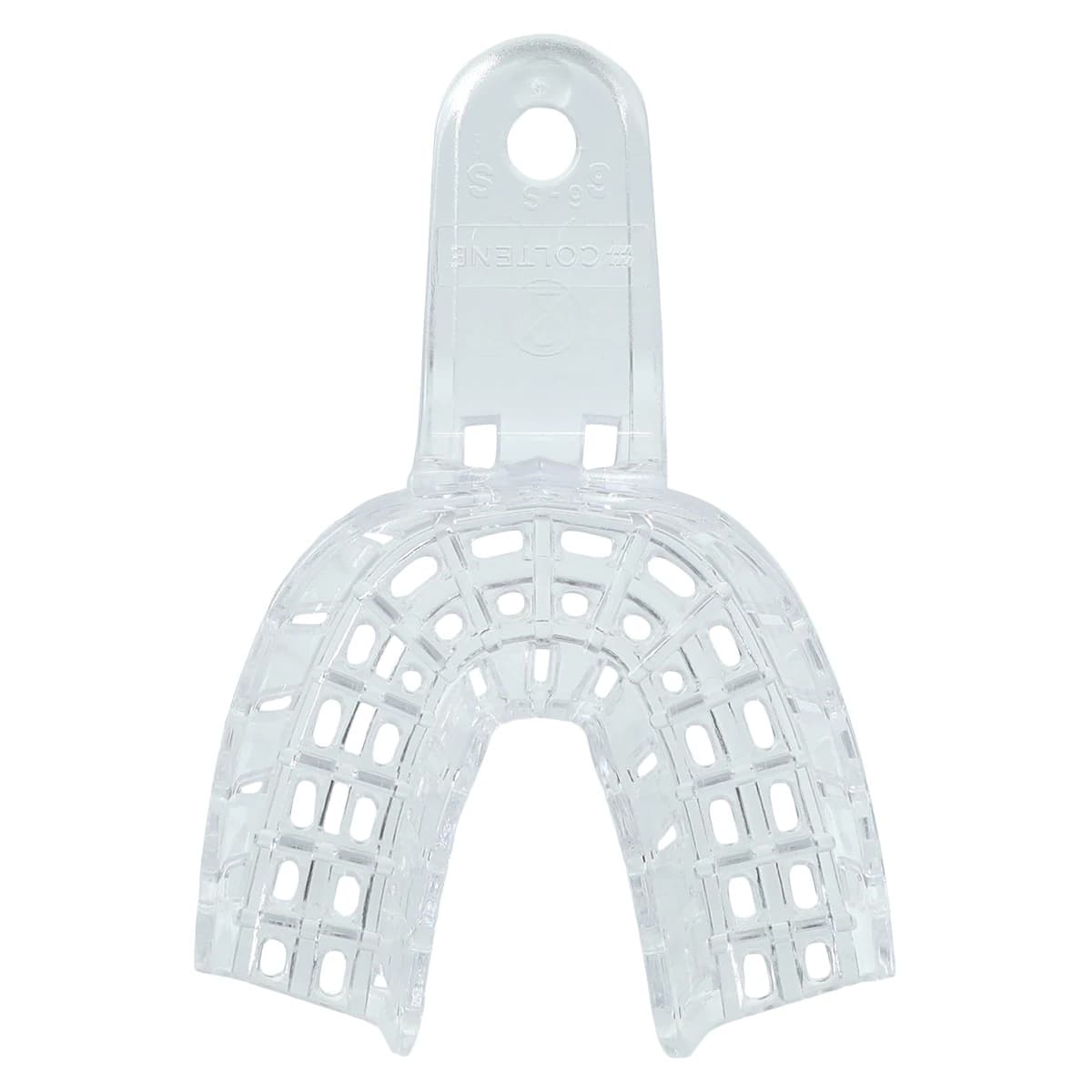 President Disposable Impression Trays #6 Small Lower, Clear, Perforated, 12/Pk, C6906 - President Impression Trays #6 Small Lower 12Pk - Image 1